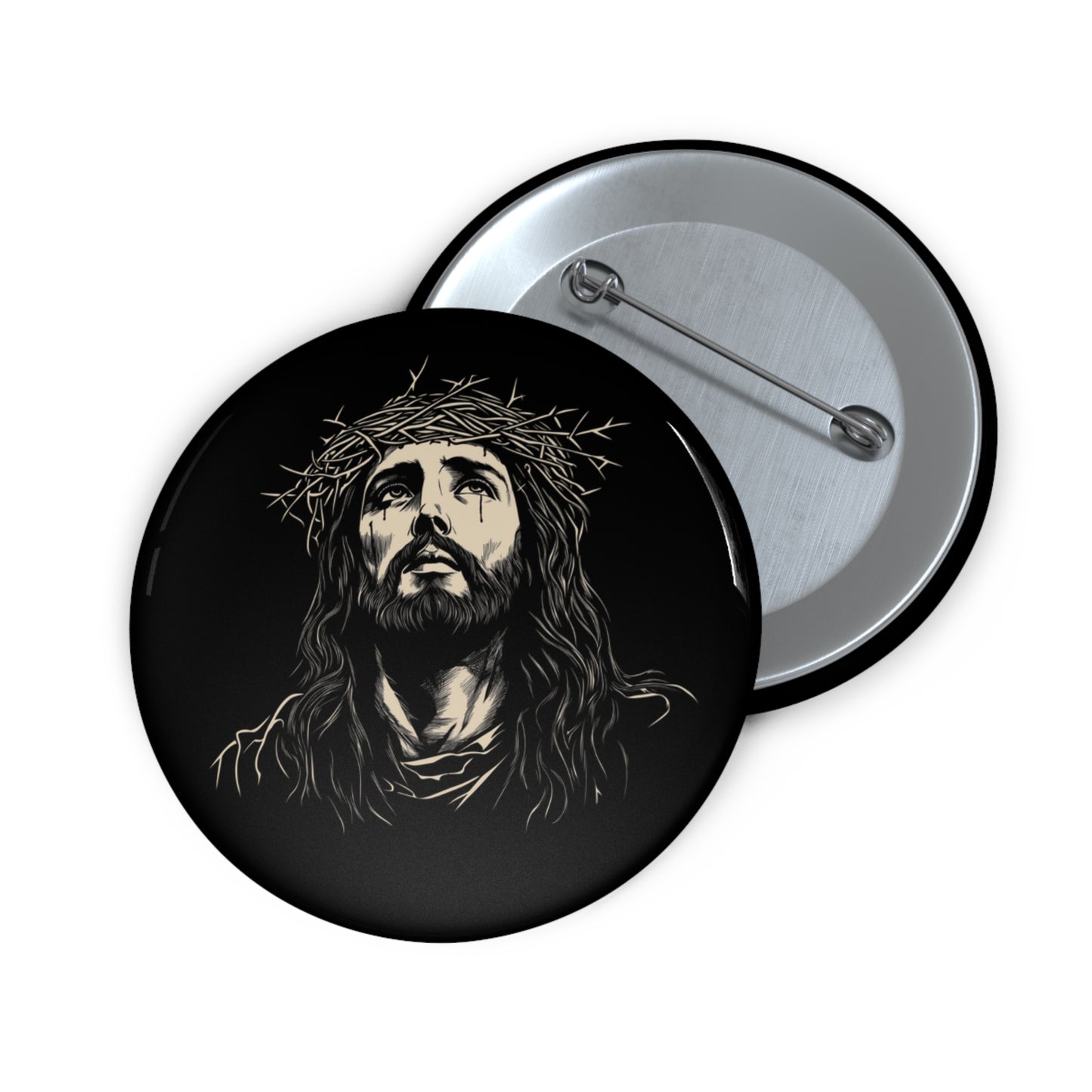Saved by Grace (Jesus) Pin Button