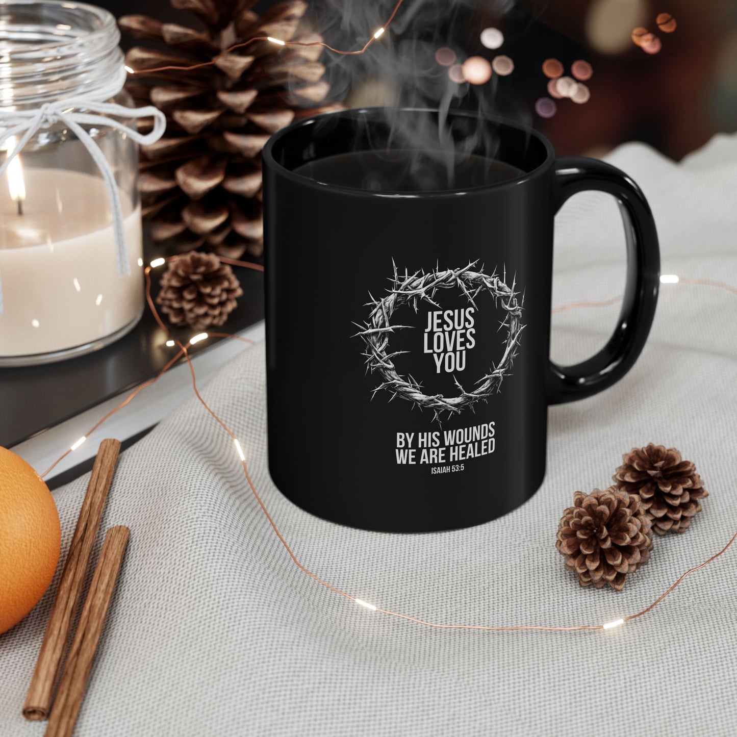 Jesus Loves You (Crown Of Thorns) Mug