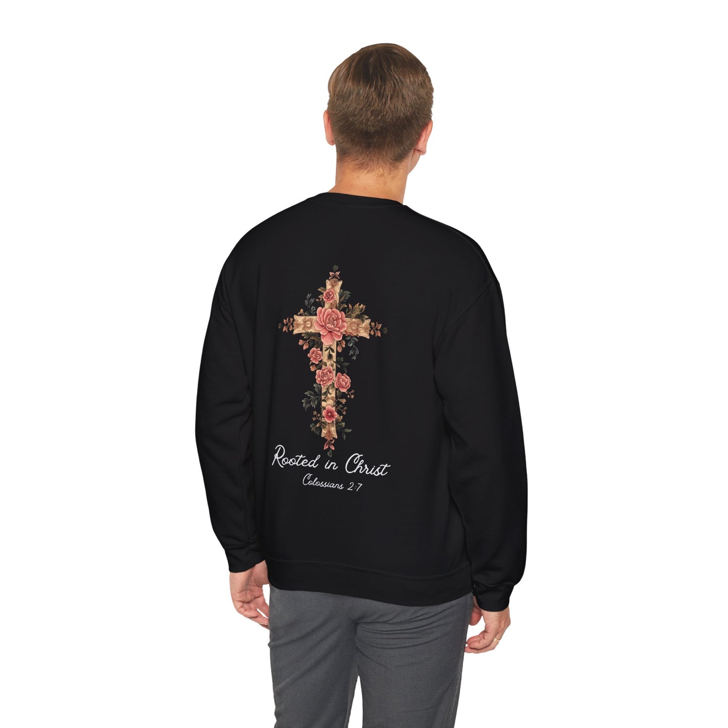 Rooted In Christ Crewneck Sweatshirt