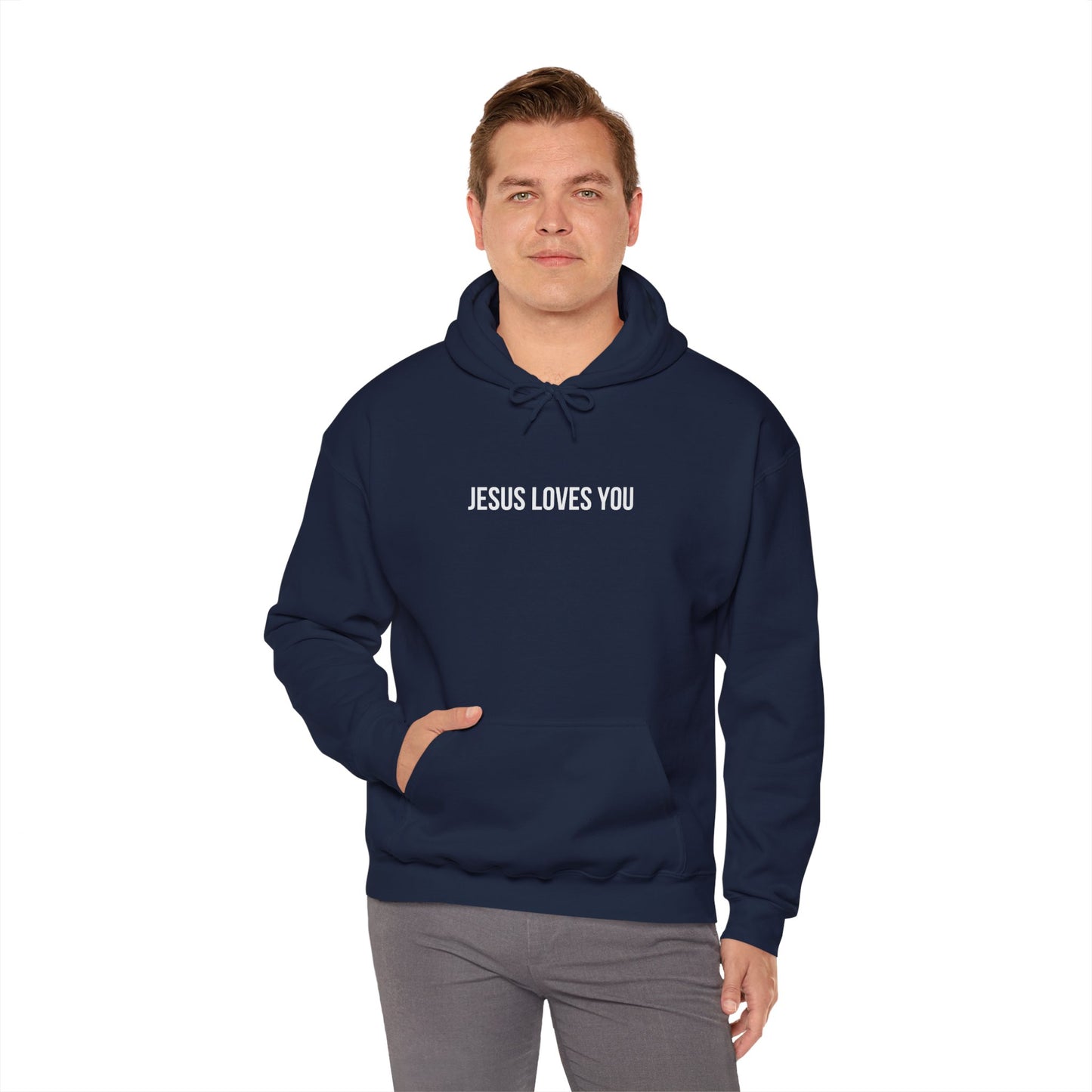 Jesus Loves You (Crown Of Thorns) Heavy Hoodie
