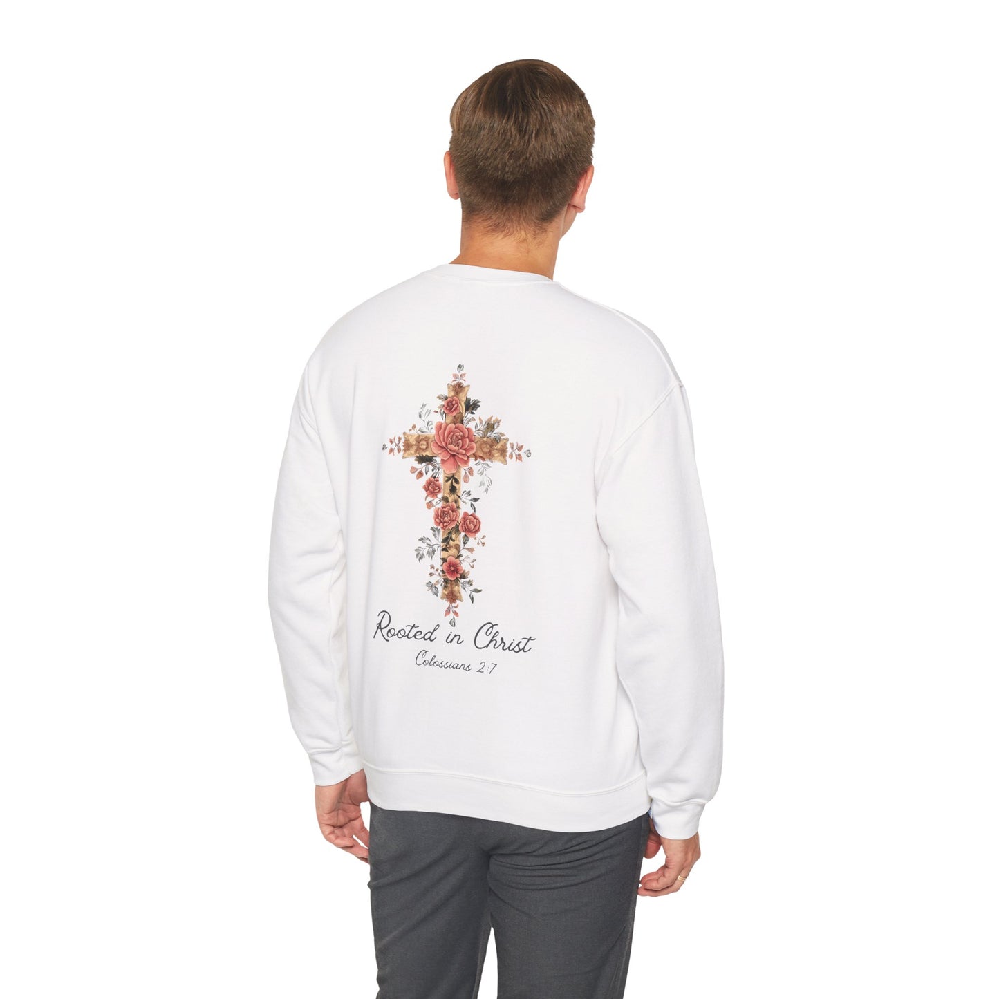 Rooted In Christ Crewneck Sweatshirt