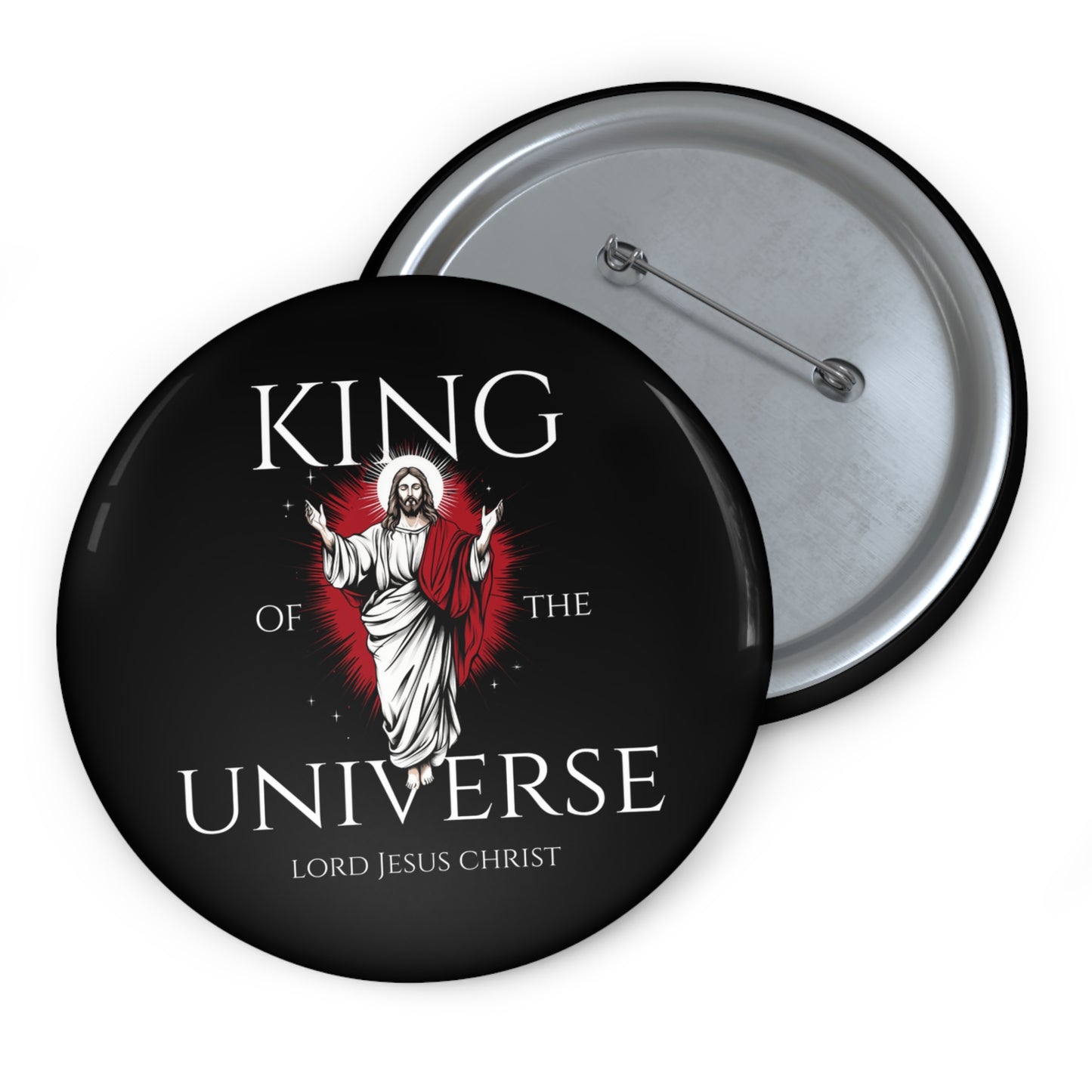 King Of The Universe Pin Button