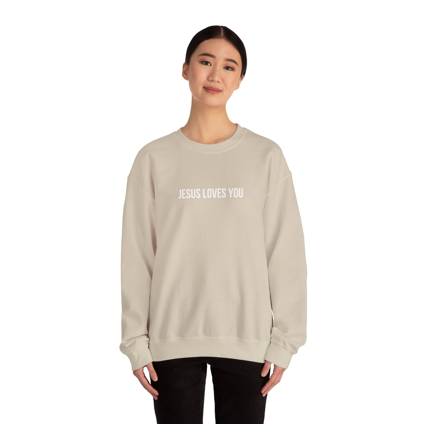 Jesus Loves You Crewneck Sweatshirt