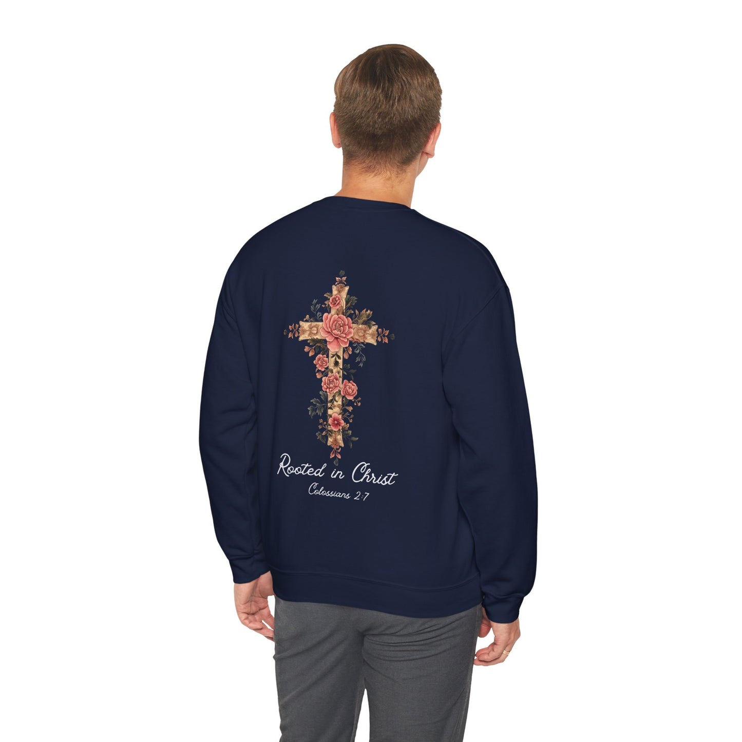 Rooted In Christ Crewneck Sweatshirt