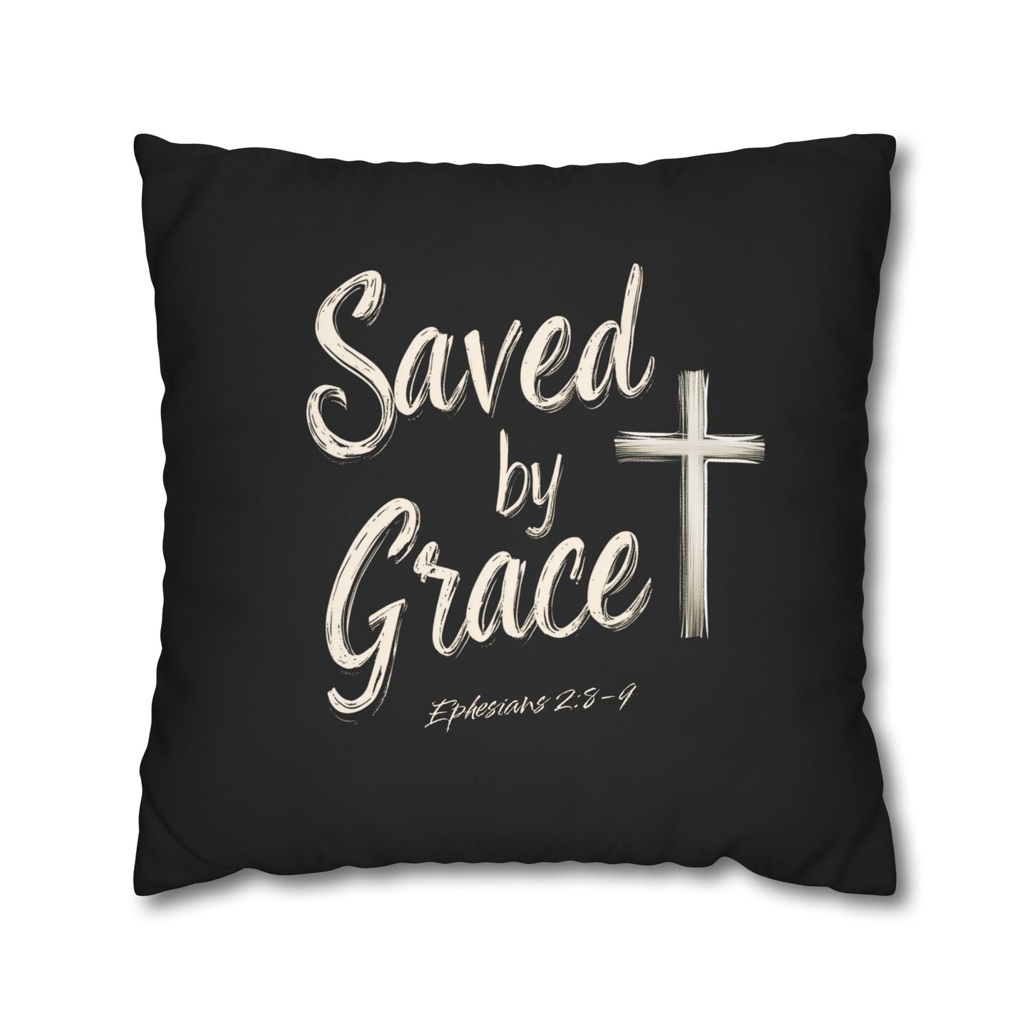 Saved by Grace Square Pillowcase