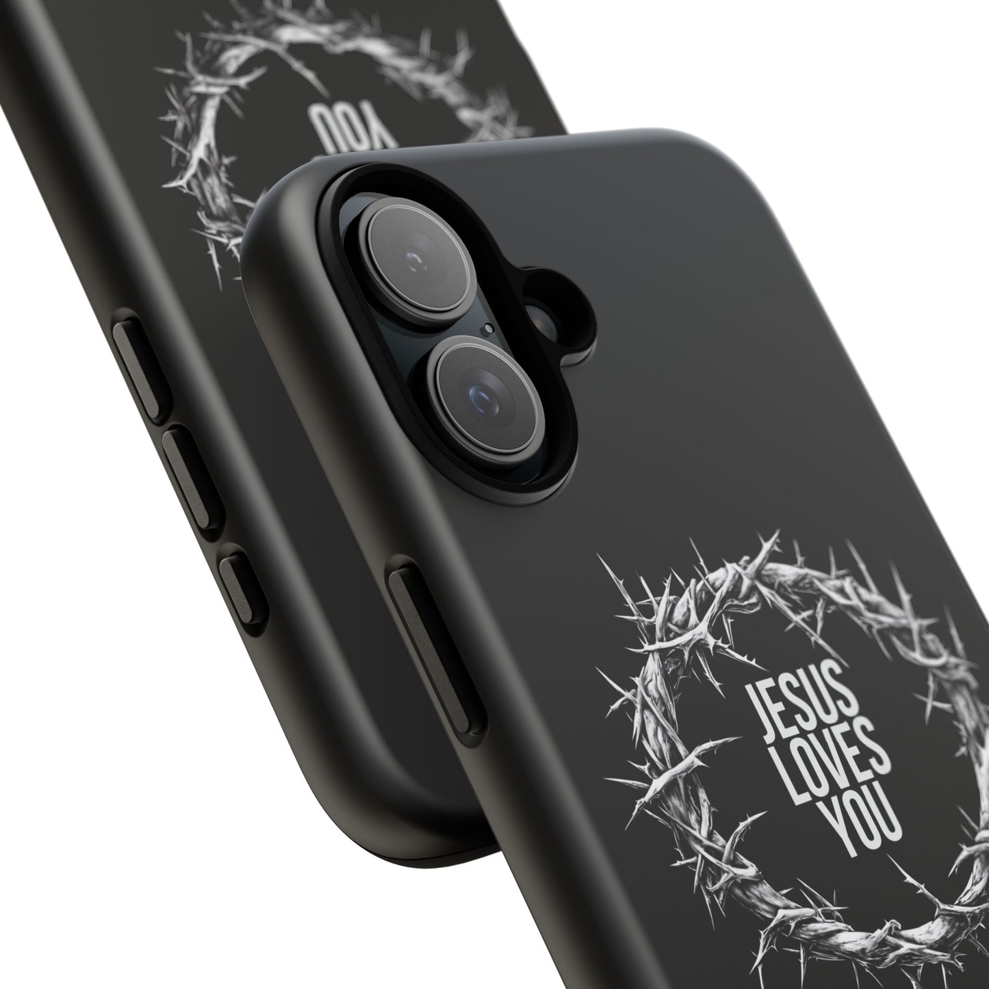 Jesus Loves You (Crown Of Thorns) Phone Case
