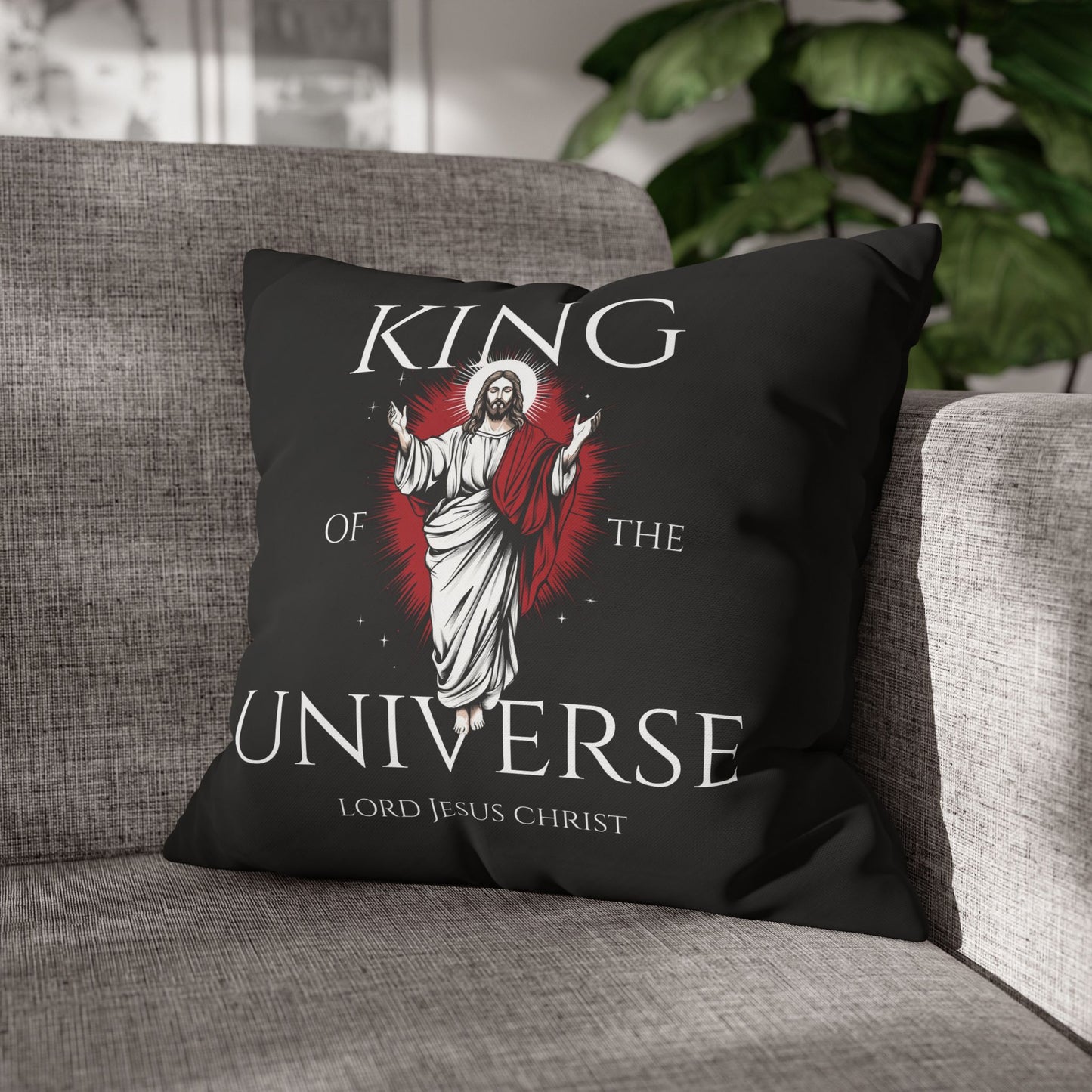 King Of The Universe Square Pillowcase