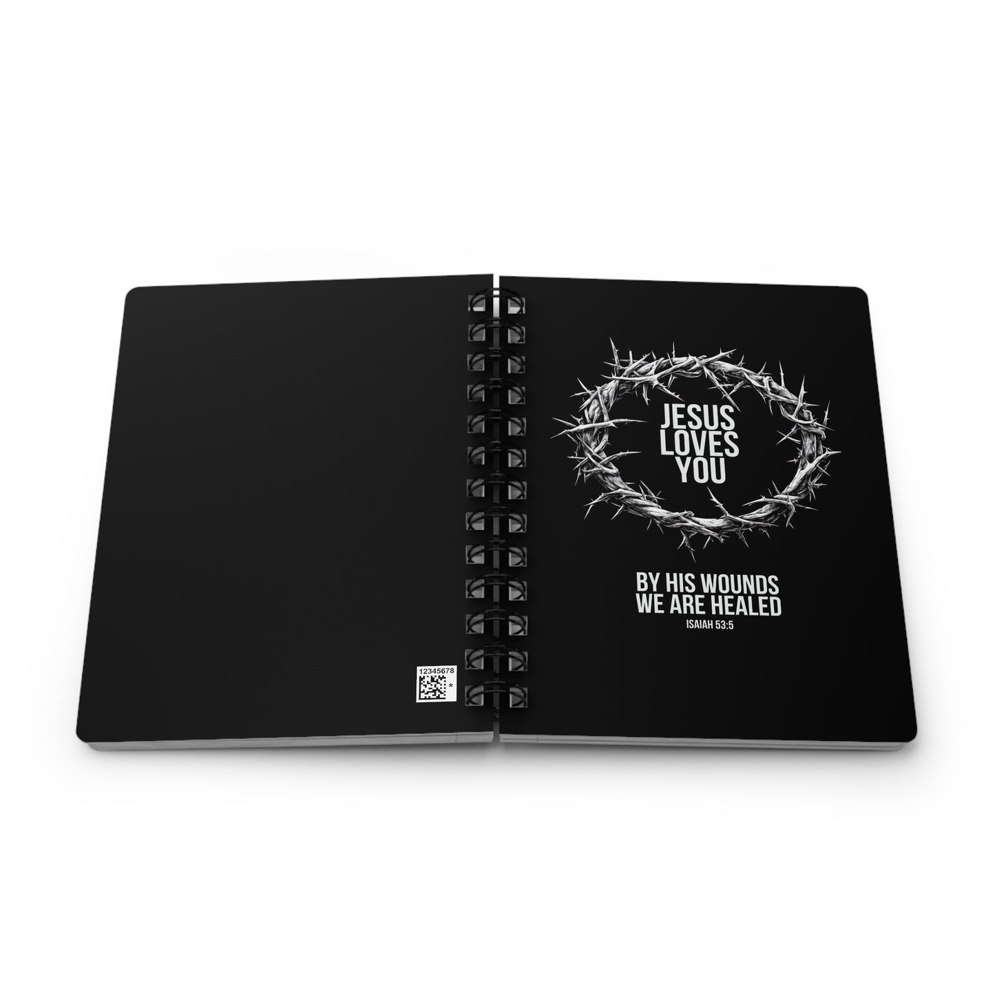 Jesus Loves You (Crown Of Thorns) Spiral Bound Journal