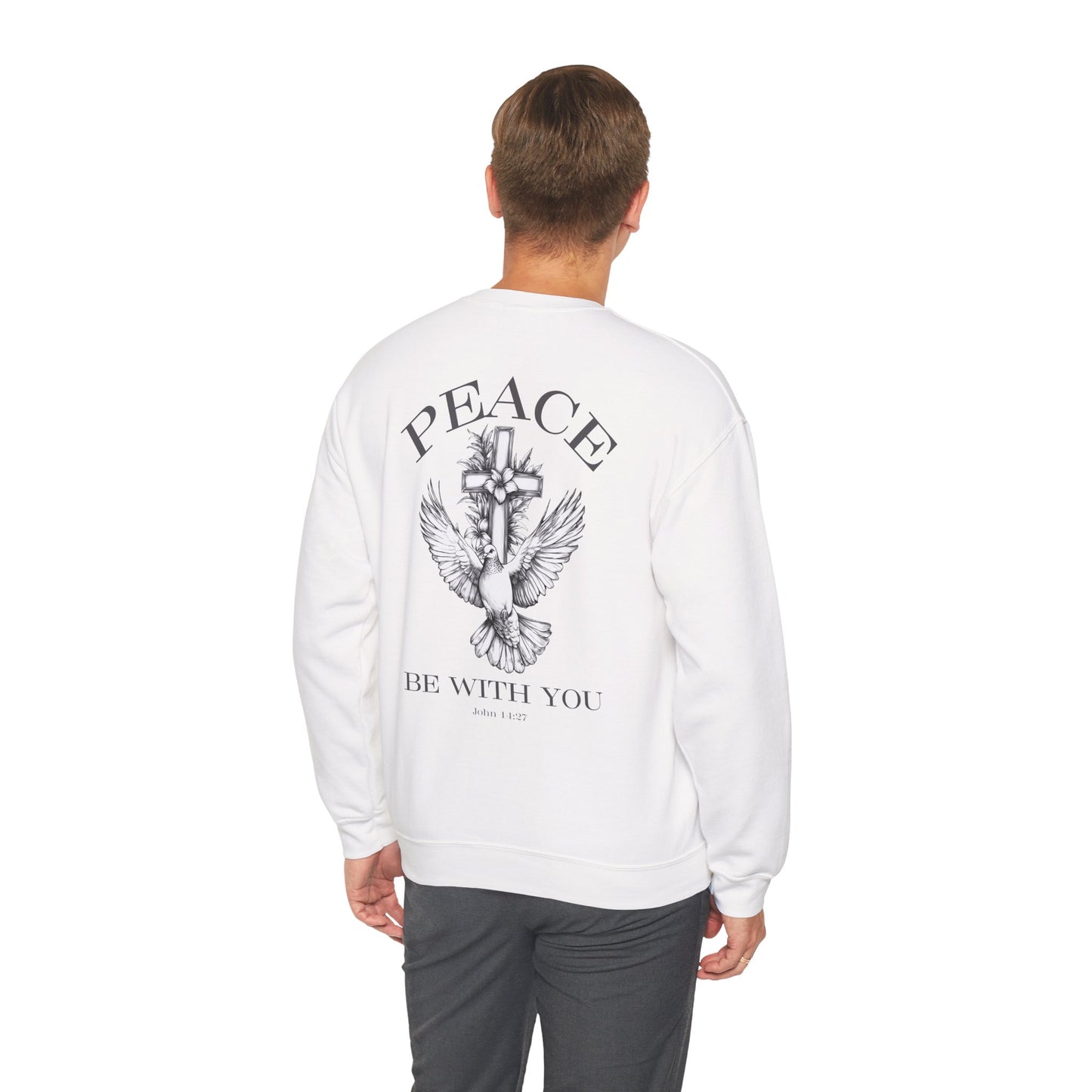 Peace Be With You Crewneck Sweatshirt