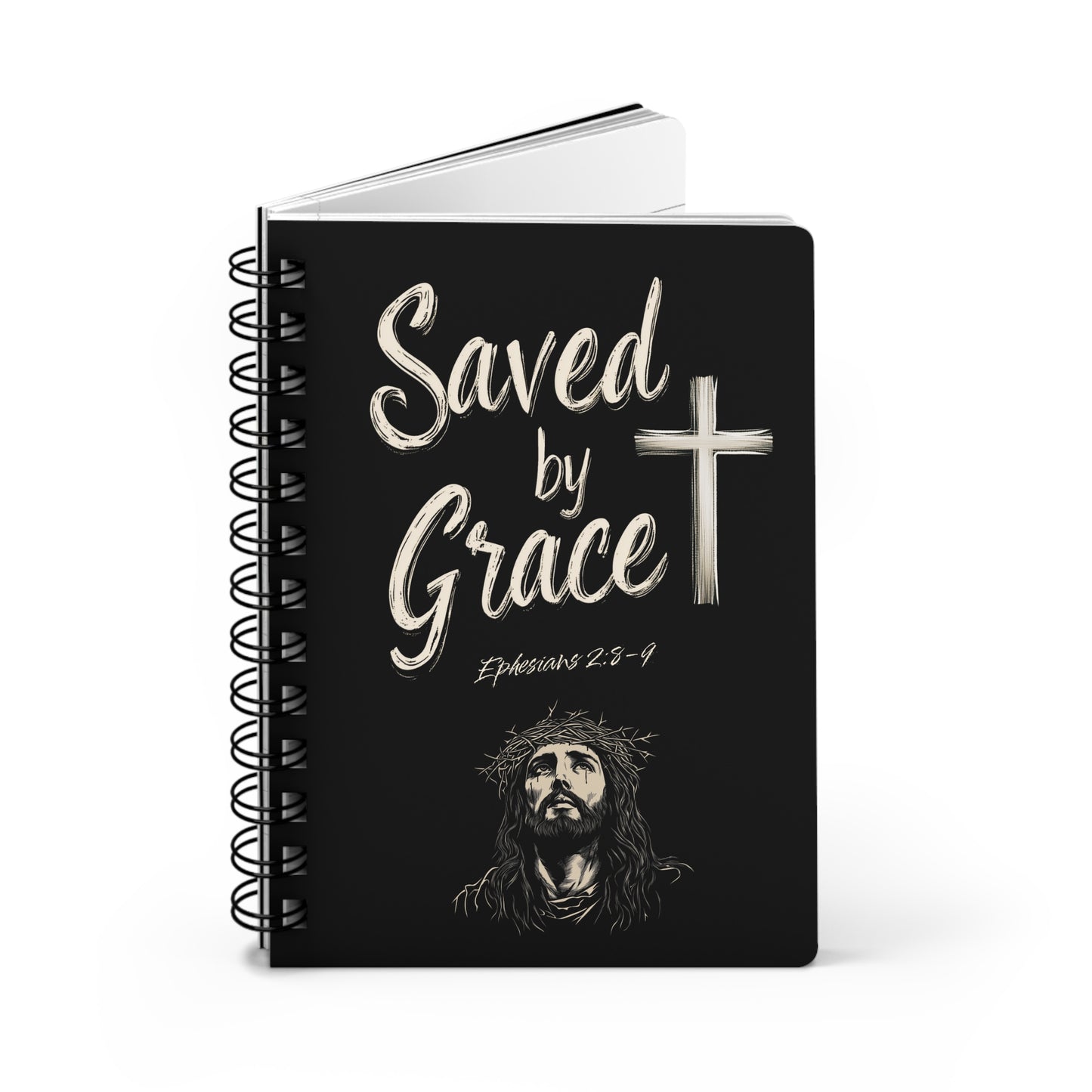 Saved by Grace Spiral Bound Journal