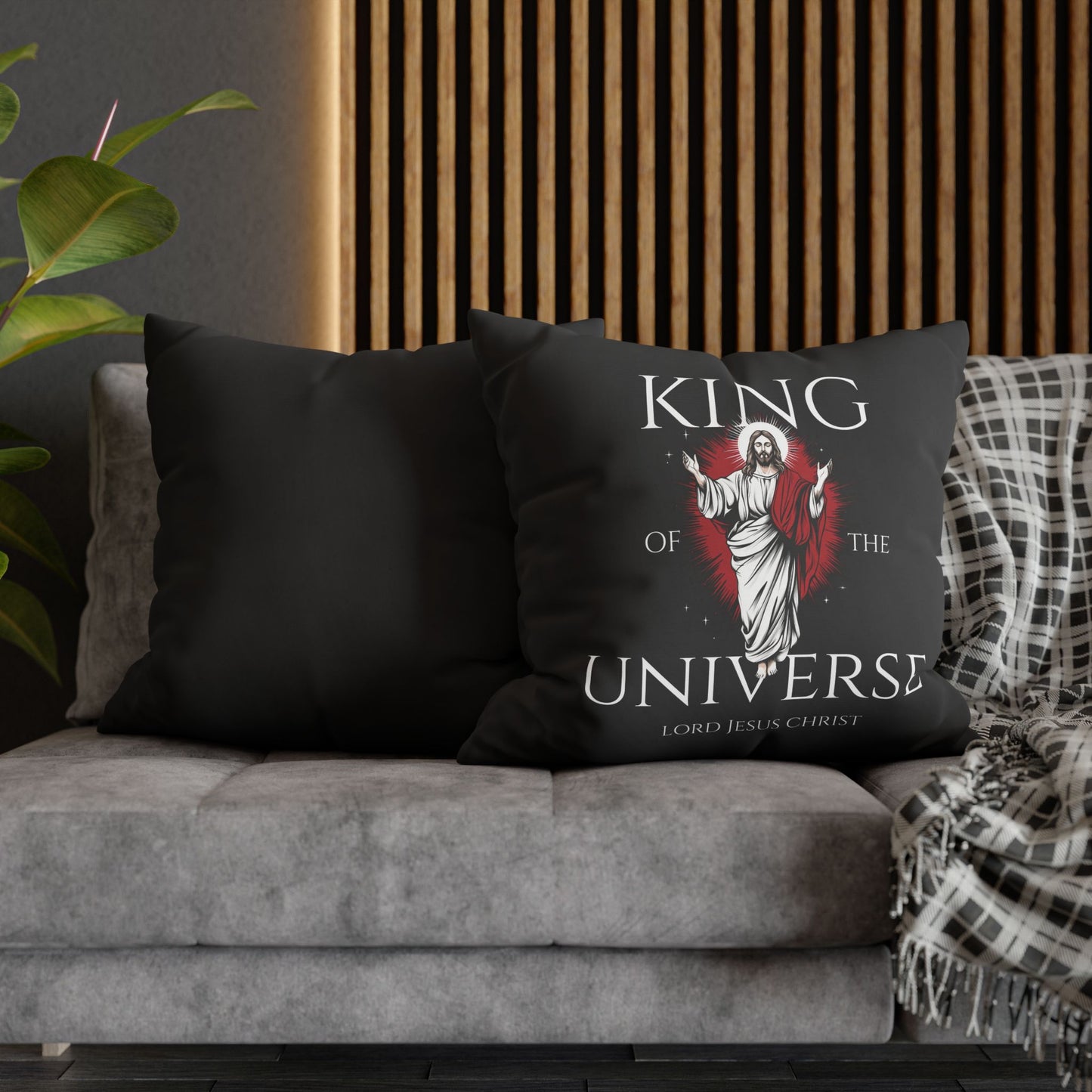 King Of The Universe Square Pillowcase