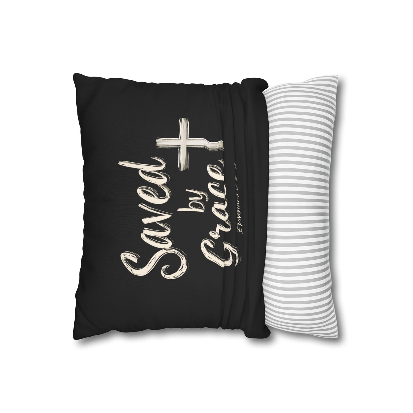 Saved by Grace Square Pillowcase