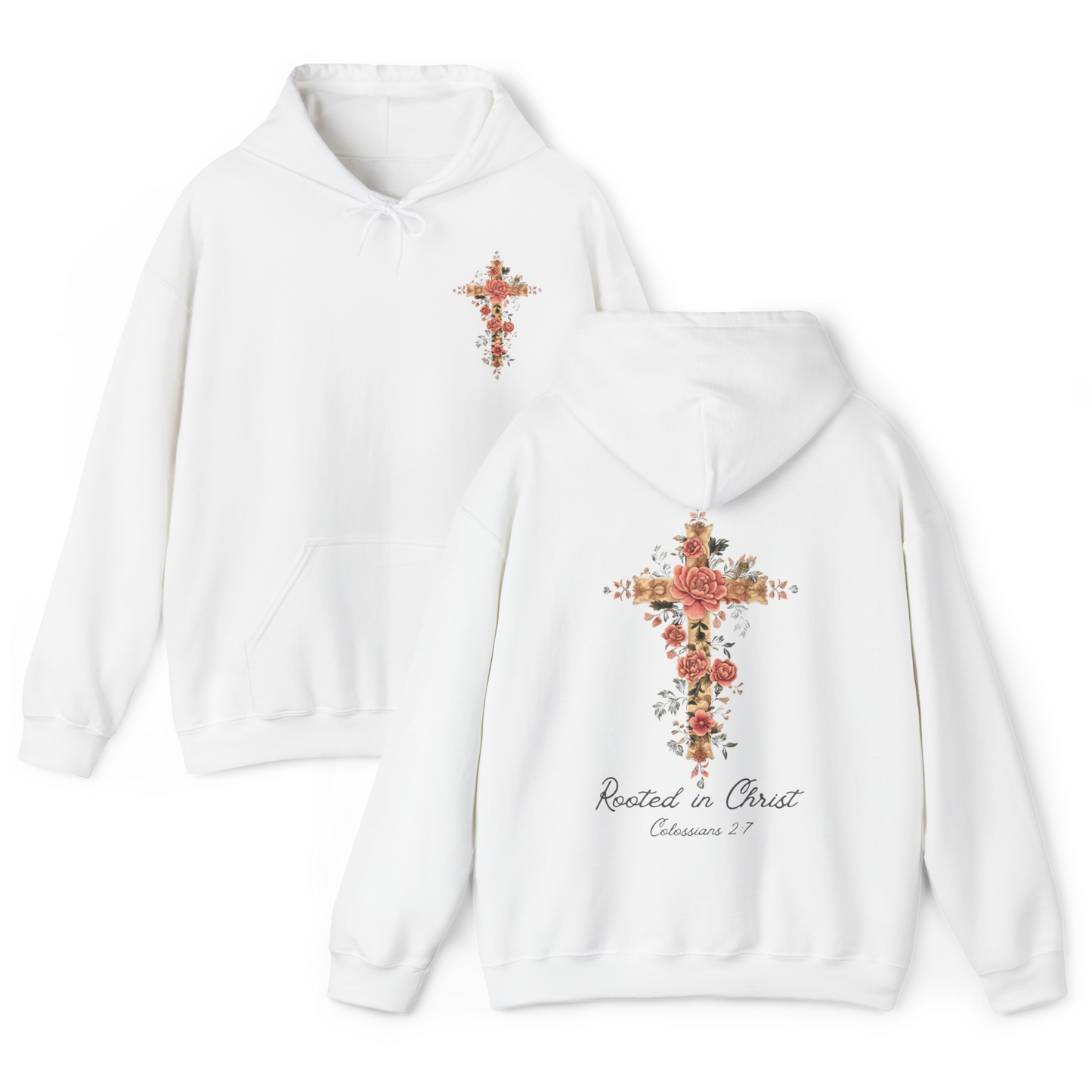 Rooted In Christ Heavy Hoodie