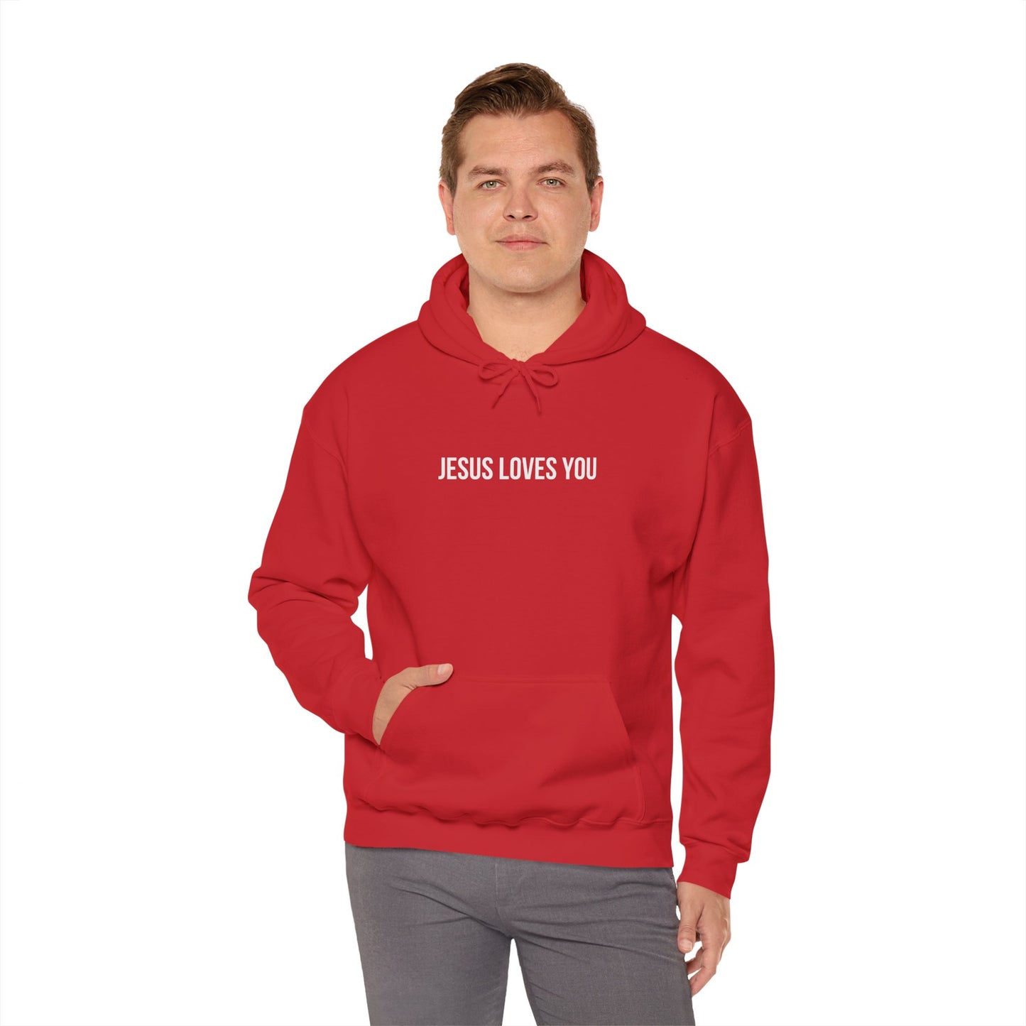 Jesus Loves You Heavy Hoodie