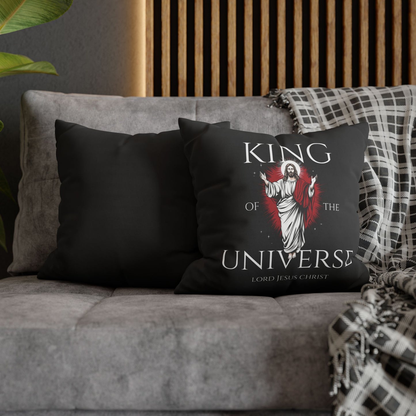 King Of The Universe Square Pillowcase