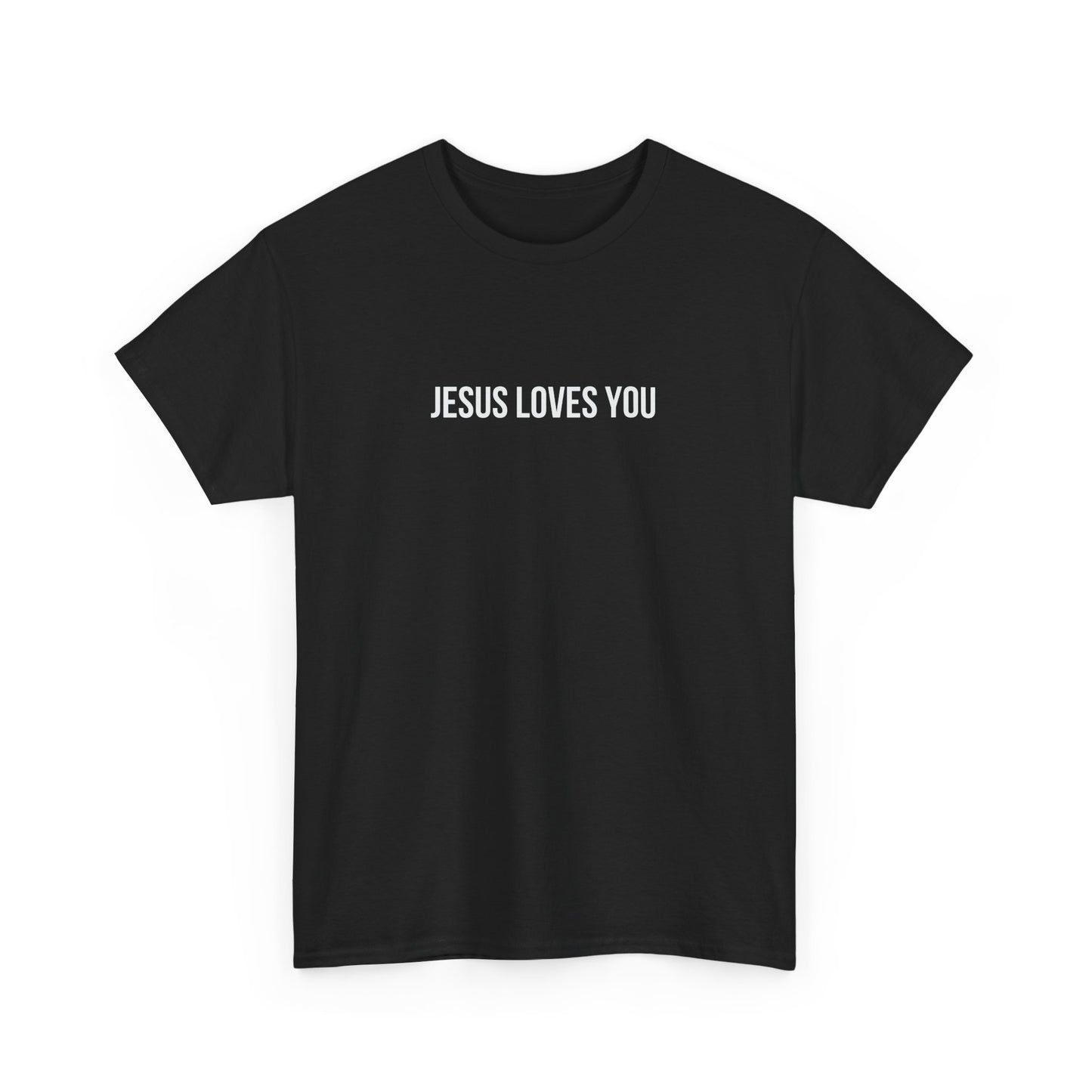 Jesus Loves You (Floral Wreath) Heavy Tee