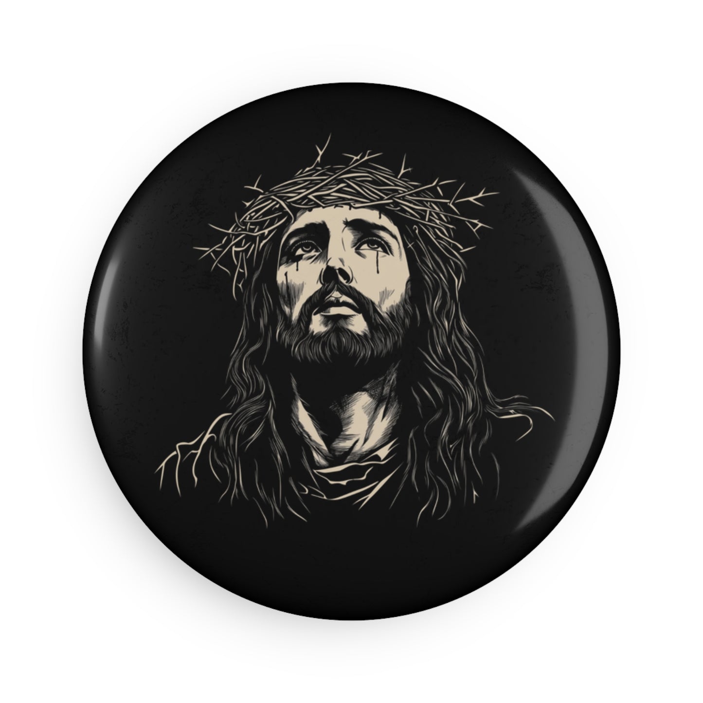 Saved by Grace (Jesus) Button Magnet