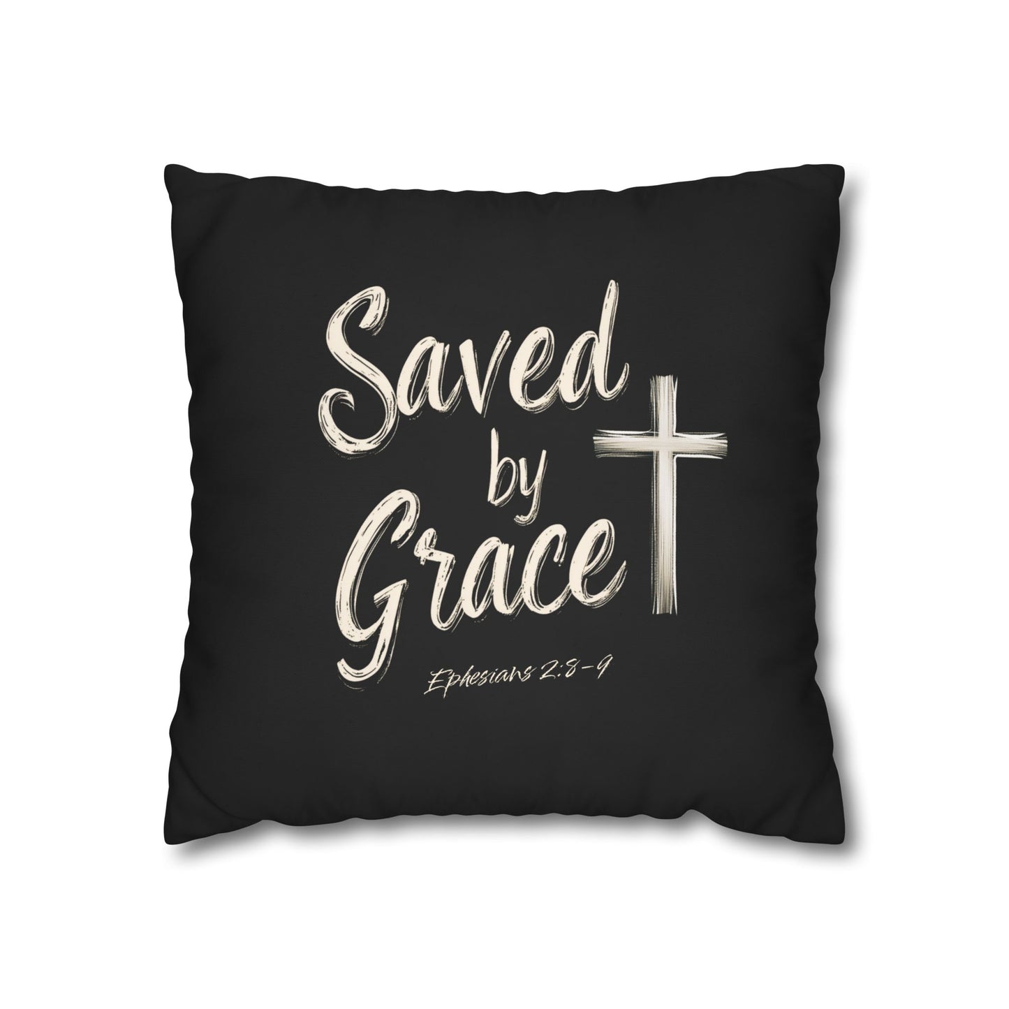 Saved by Grace Square Pillowcase