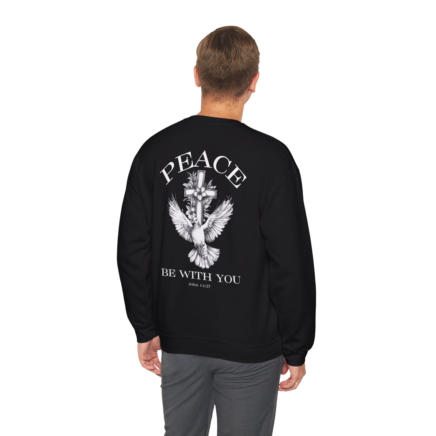 Peace Be With You Crewneck Sweatshirt