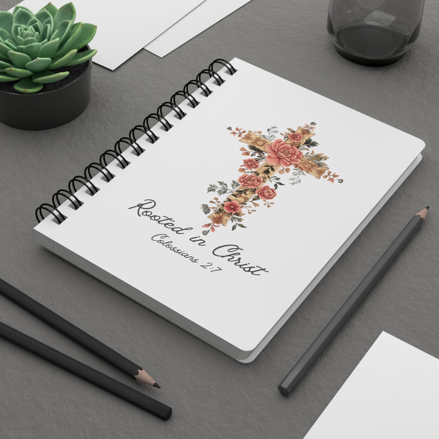 Rooted In Christ Spiral Bound Journal