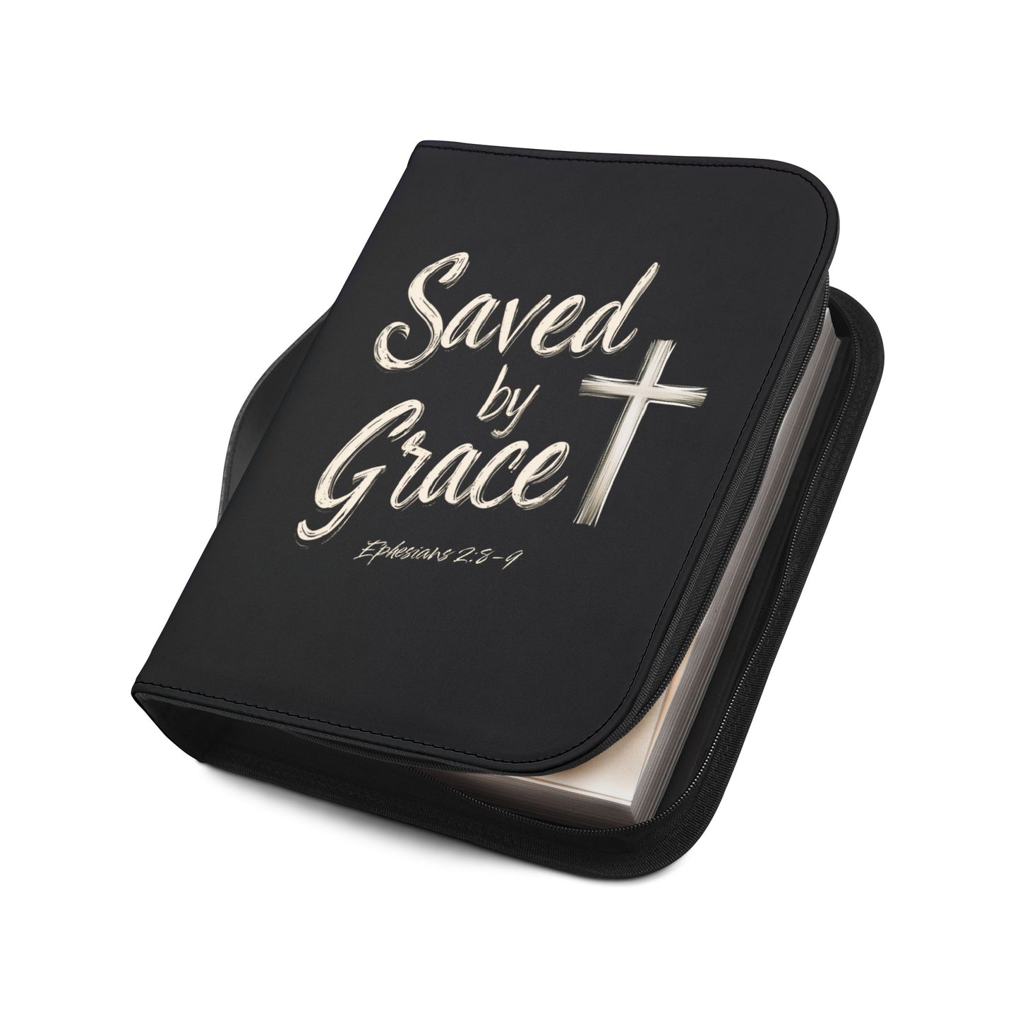 Saved By Grace Bible Cover