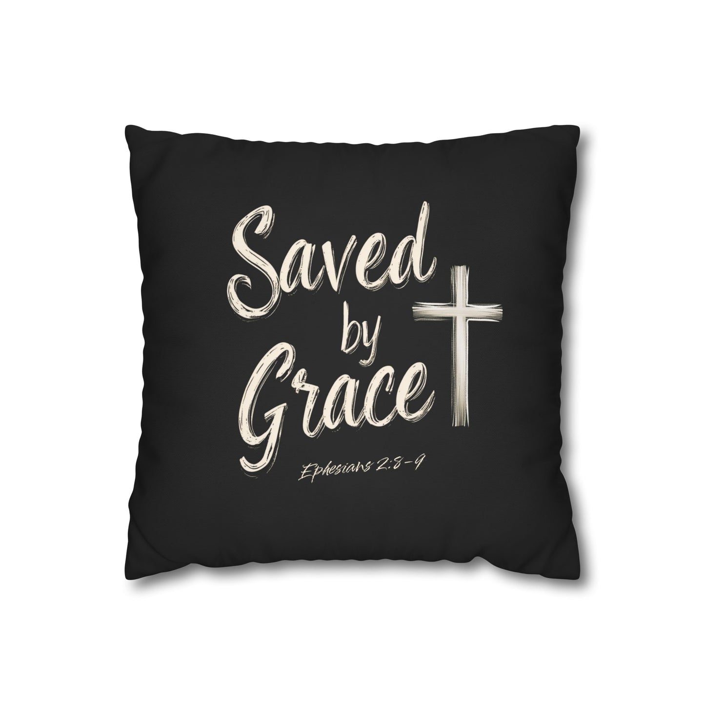 Saved by Grace Square Pillowcase