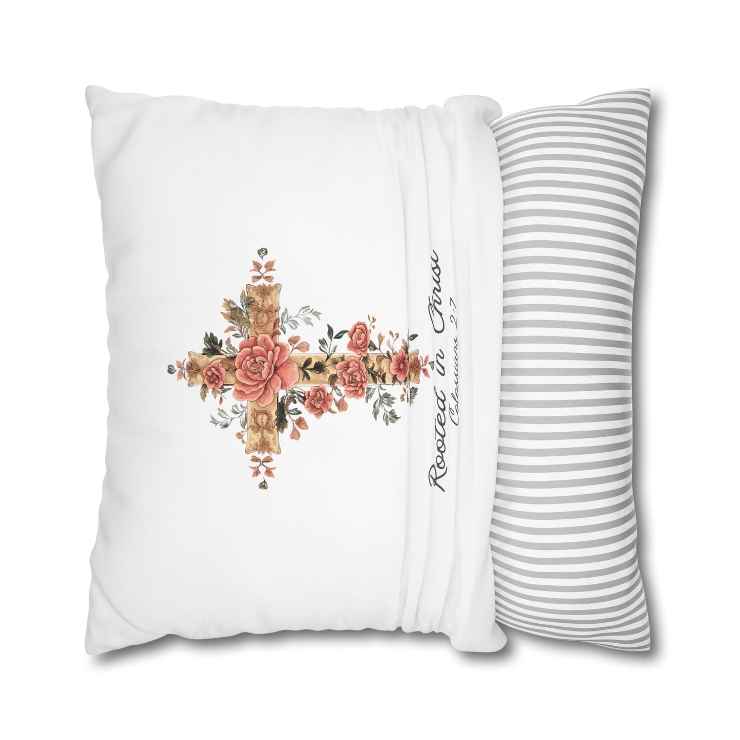 Rooted In Christ Square Pillowcase