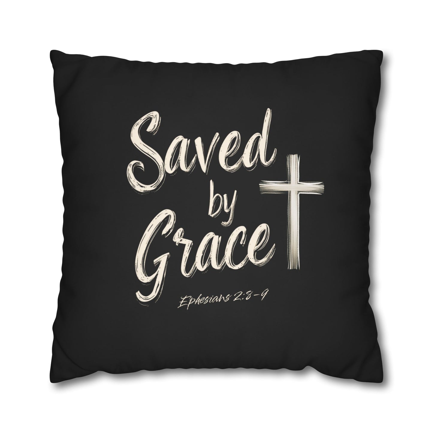 Saved by Grace Square Pillowcase