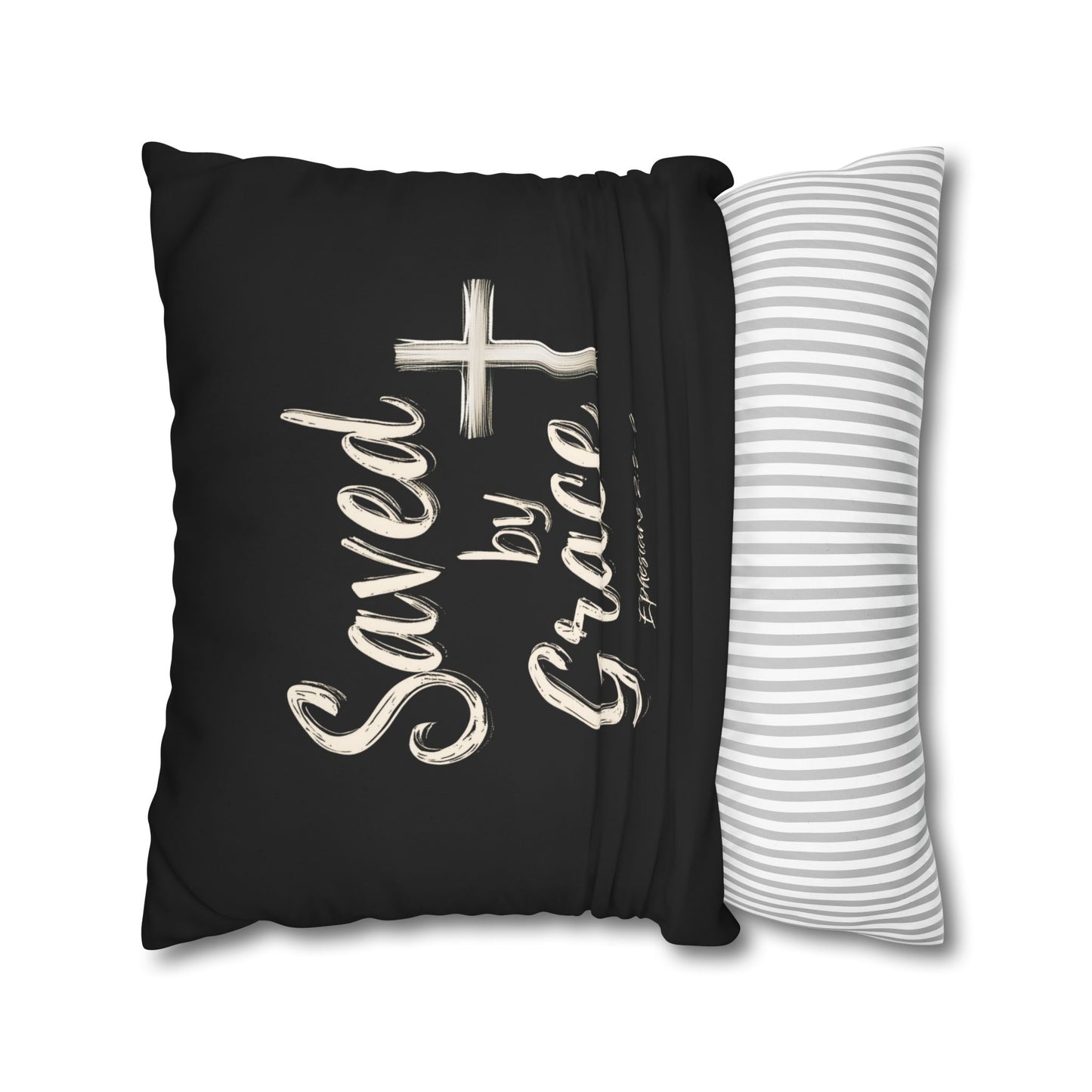 Saved by Grace Square Pillowcase