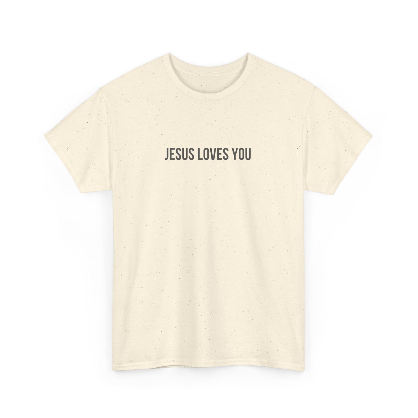 Jesus Loves You (Floral Wreath) Heavy Tee
