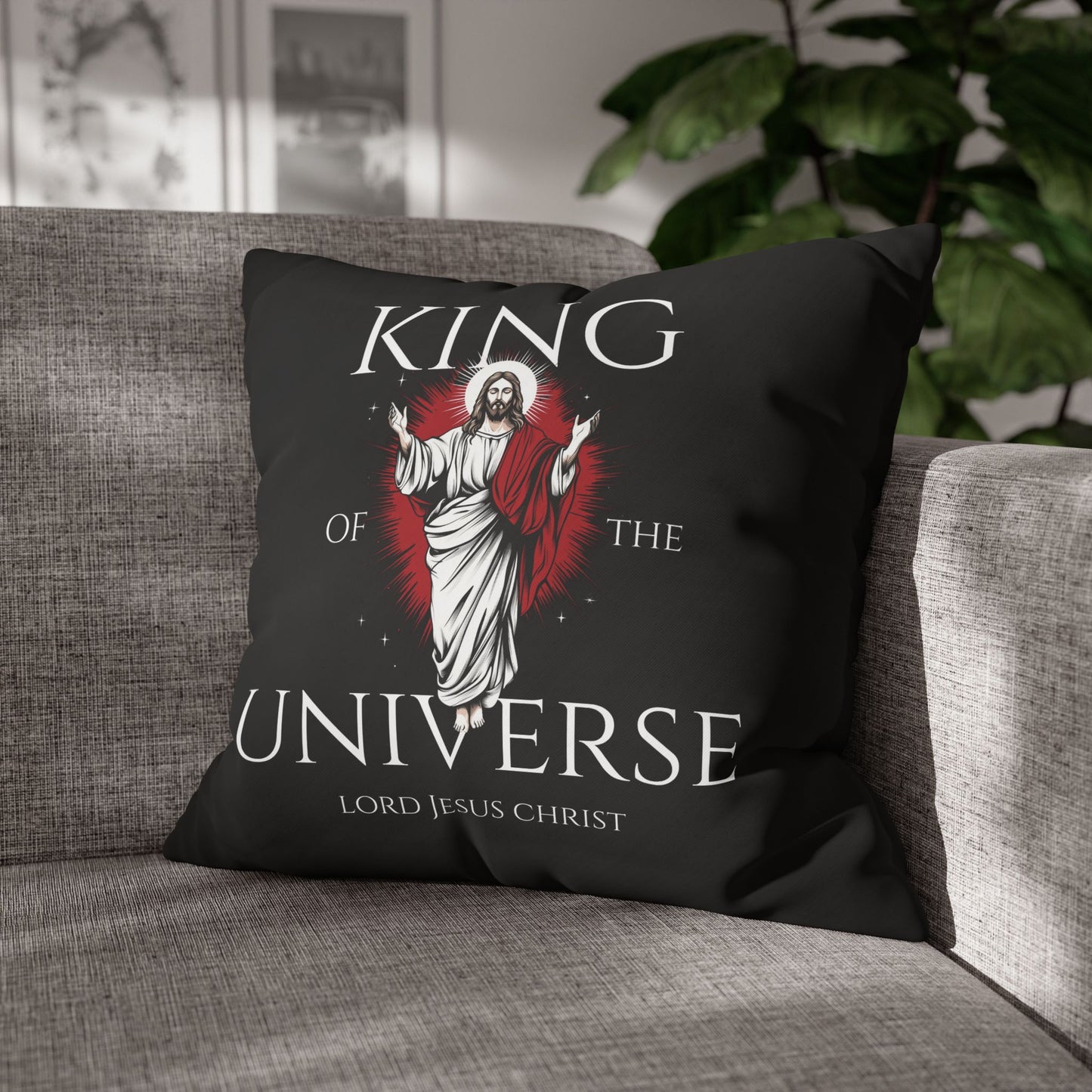 King Of The Universe Square Pillowcase