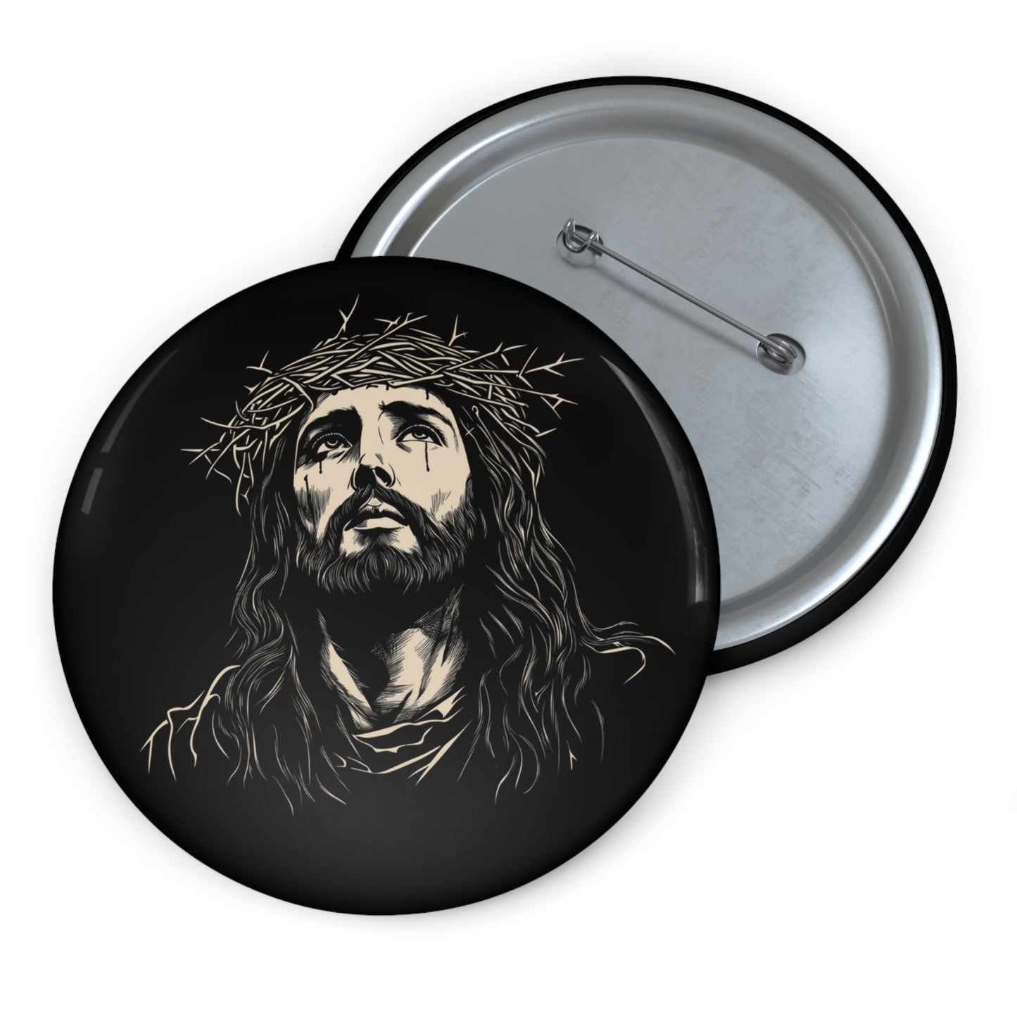 Saved by Grace (Jesus) Pin Button