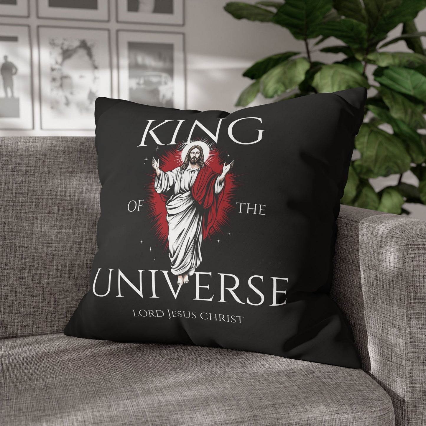 King Of The Universe Square Pillowcase