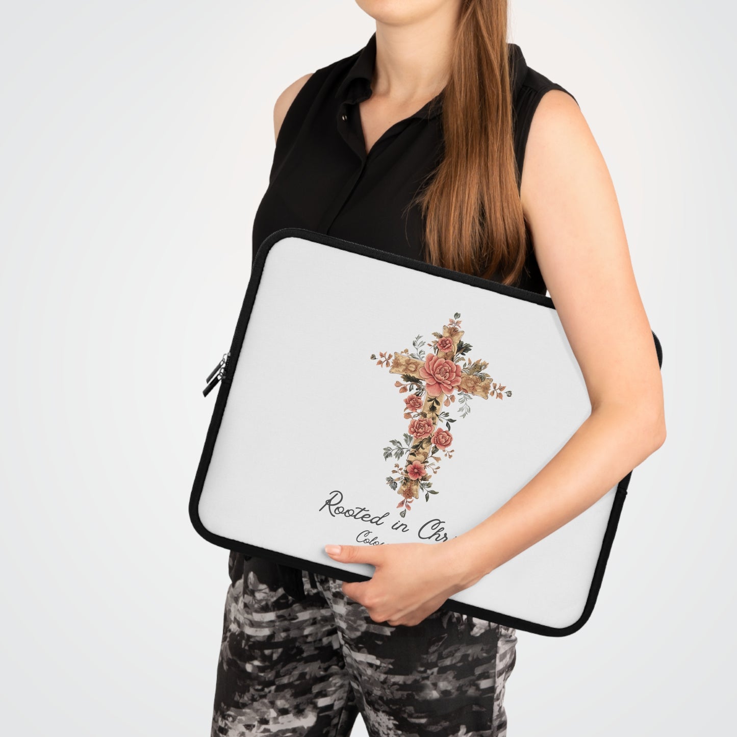 Rooted In Christ Laptop Sleeve