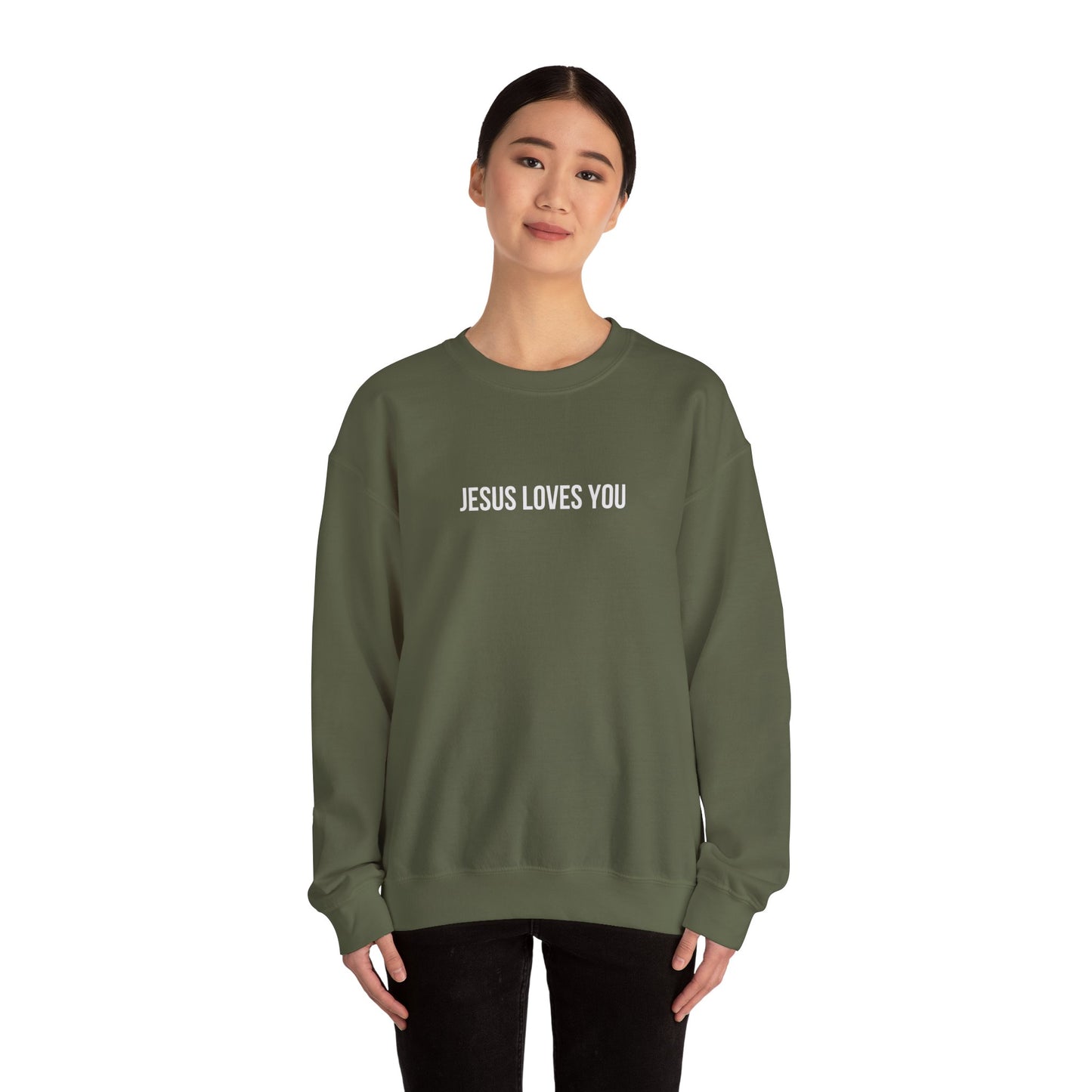 Jesus Loves You Crewneck Sweatshirt