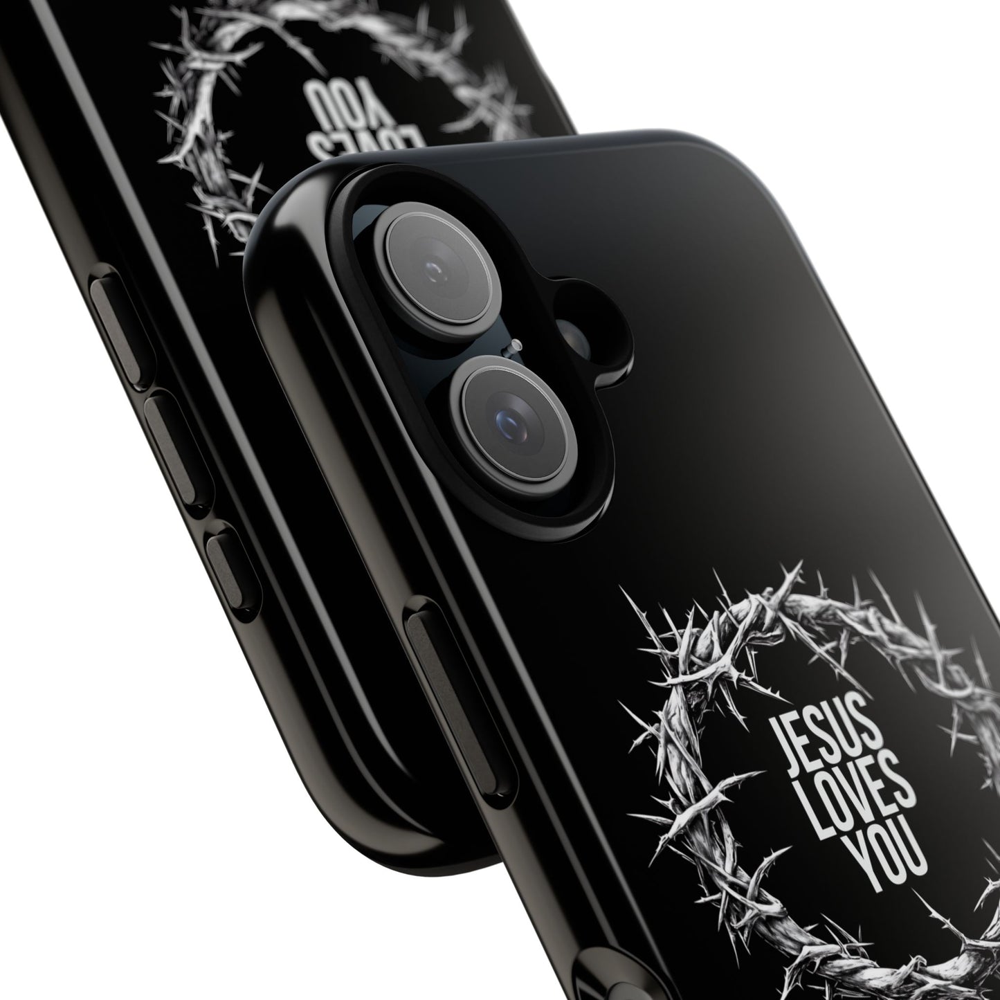 Jesus Loves You (Crown Of Thorns) Phone Case