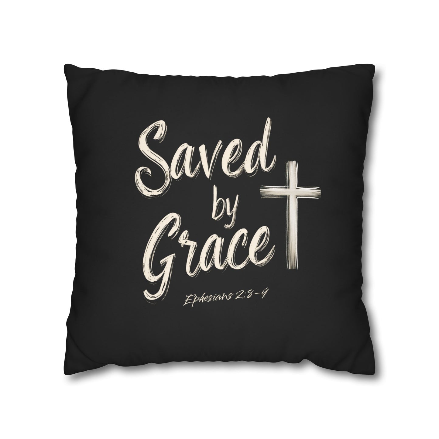 Saved by Grace Square Pillowcase