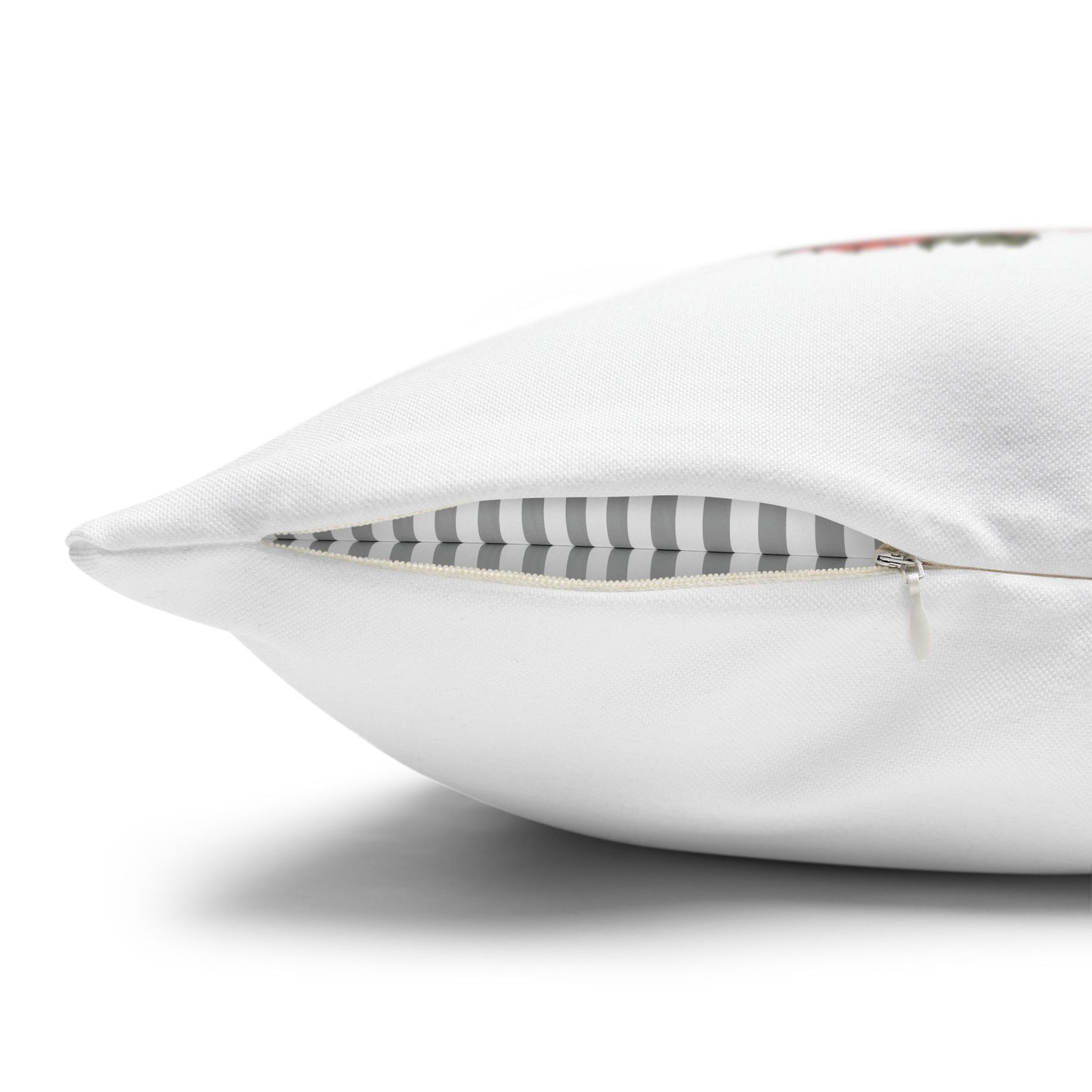 Jesus Loves You (Floral Wreath) Square Pillowcase