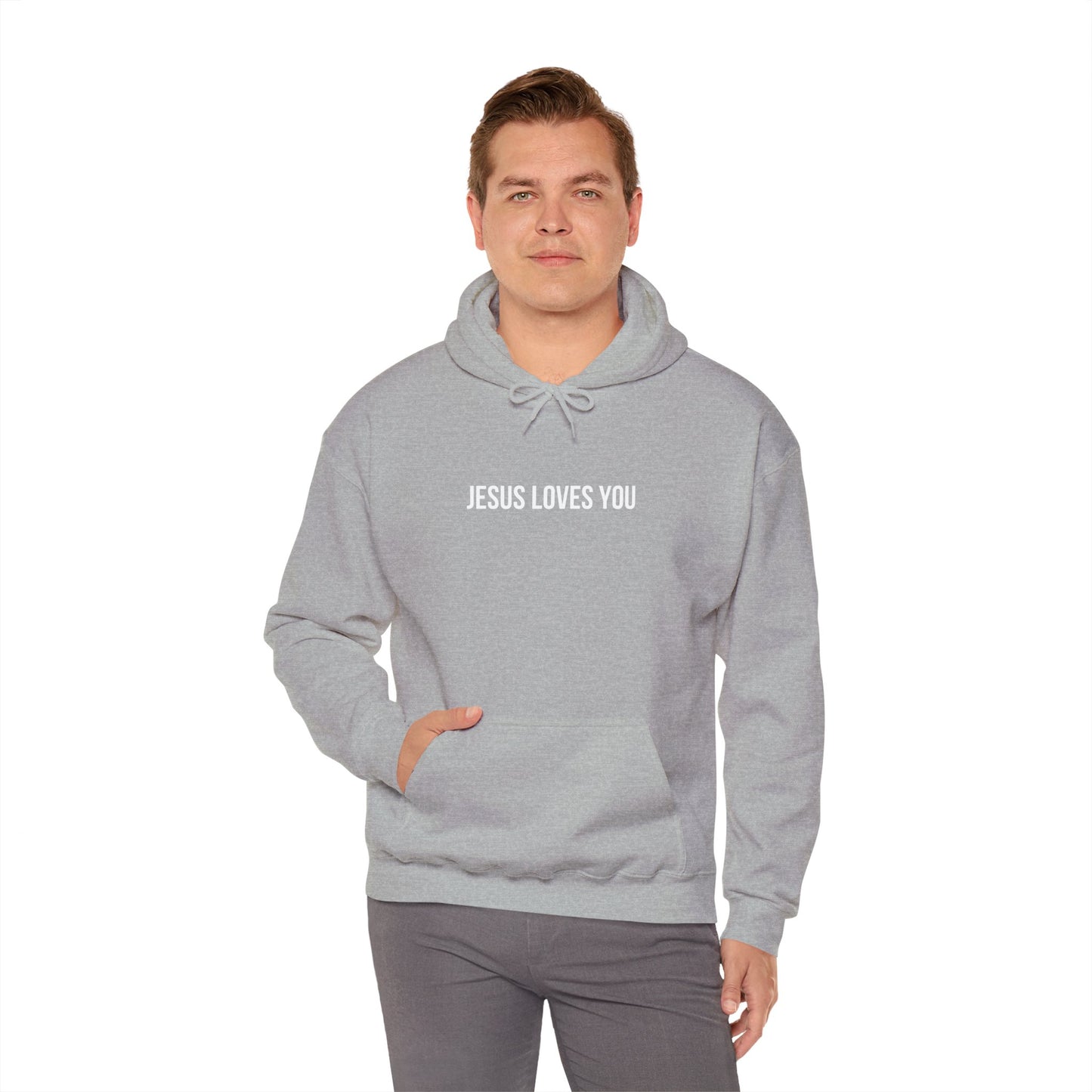 Jesus Loves You Heavy Hoodie