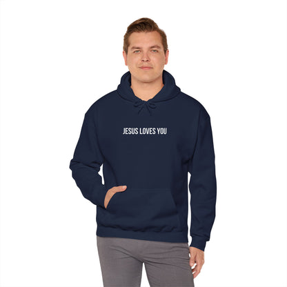 Jesus Loves You (Crown Of Thorns) Heavy Hoodie