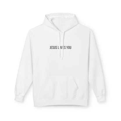 Jesus Loves You (Floral Wreath) Softstyle Hoodie