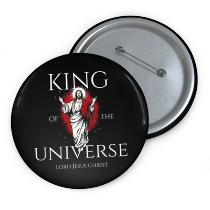 King Of The Universe Pin Button