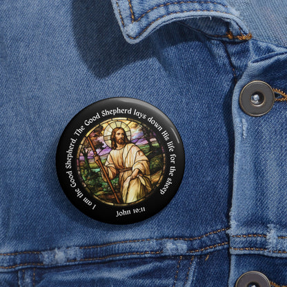 Good Shepherd Pin Button