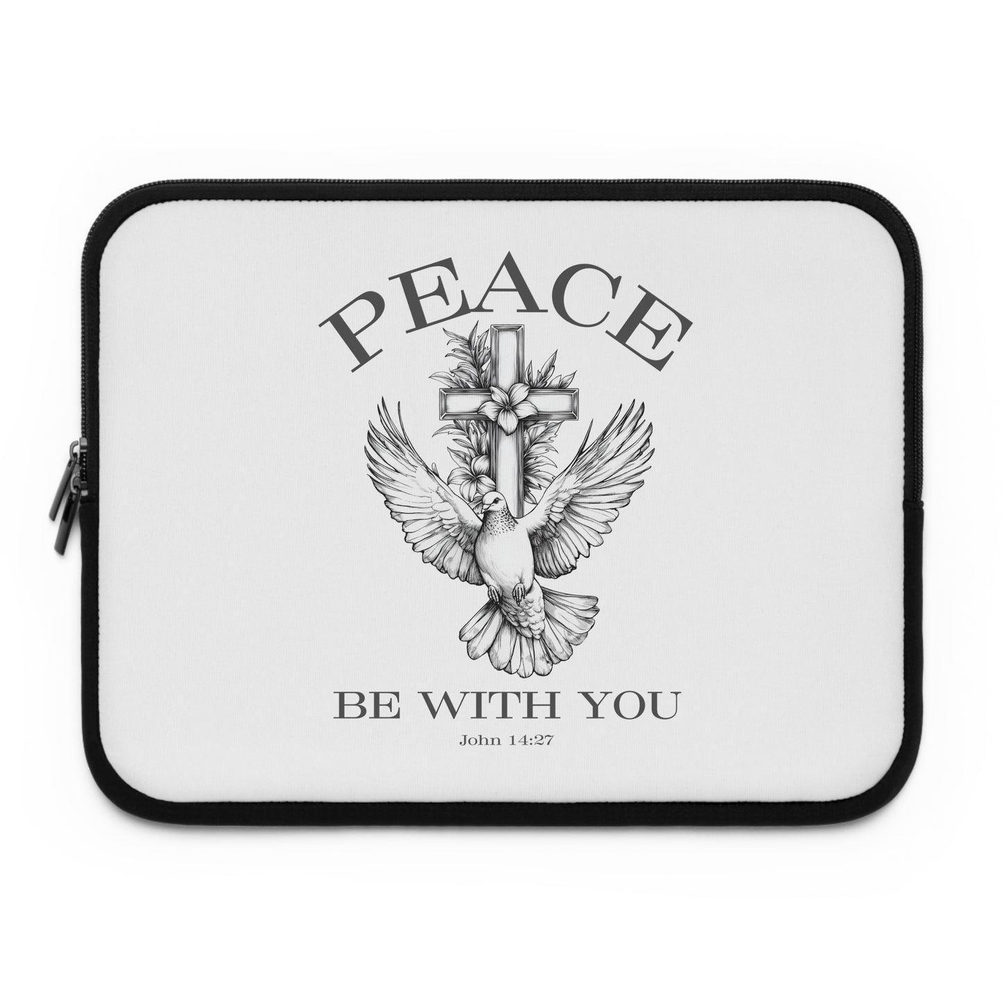 Peace Be With You Laptop Sleeve
