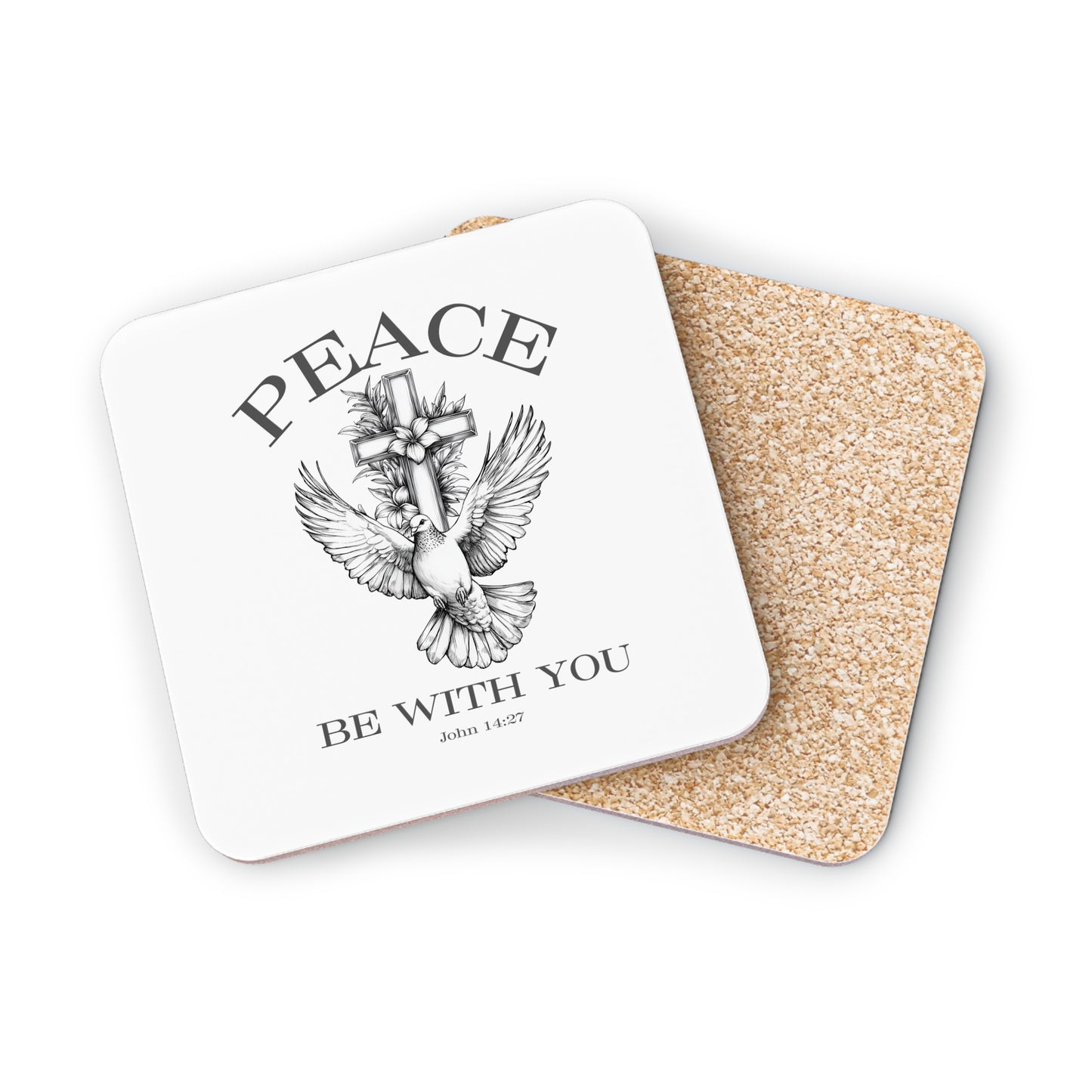 Peace Be With You Coaster