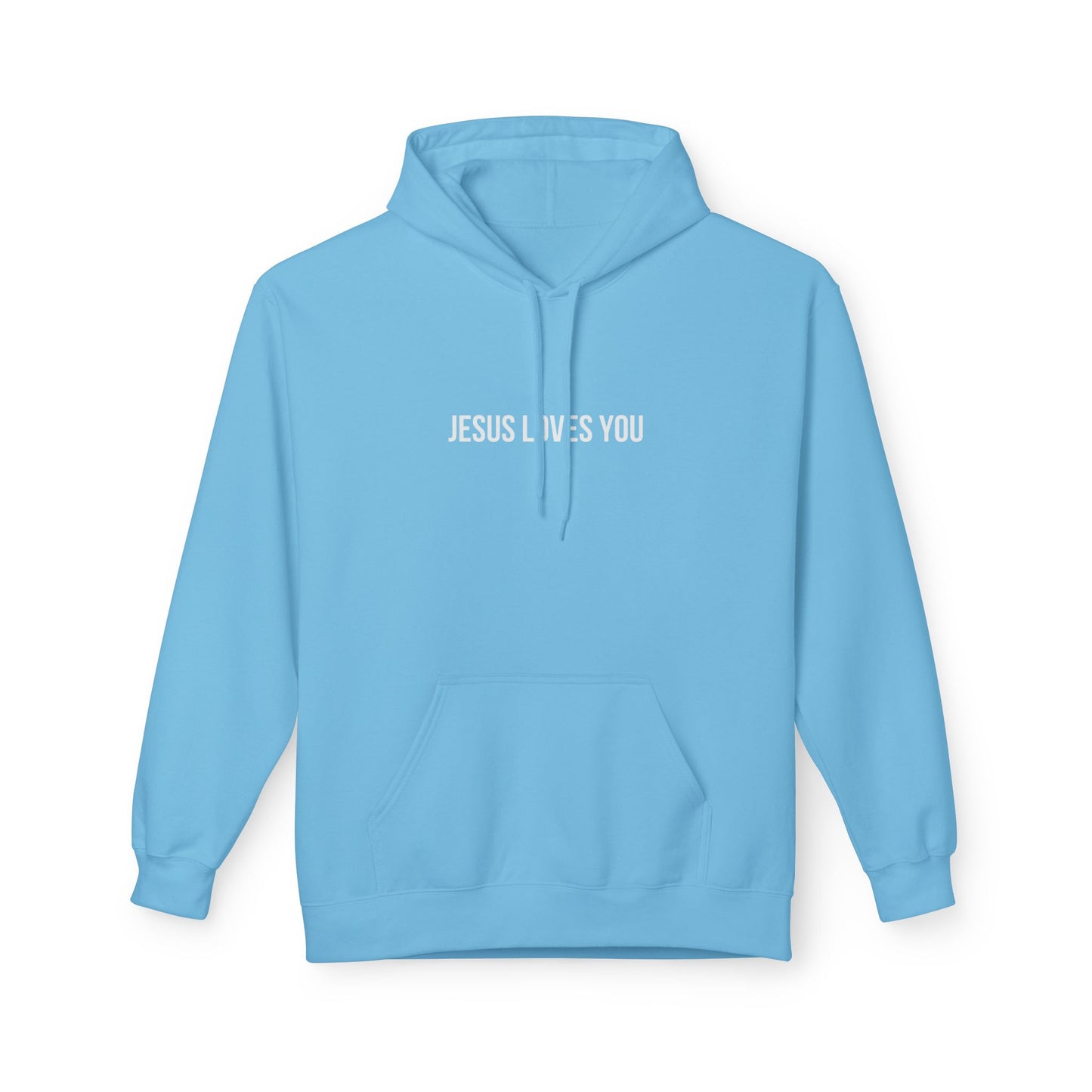 Jesus Loves You (Floral Wreath) Softstyle Hoodie