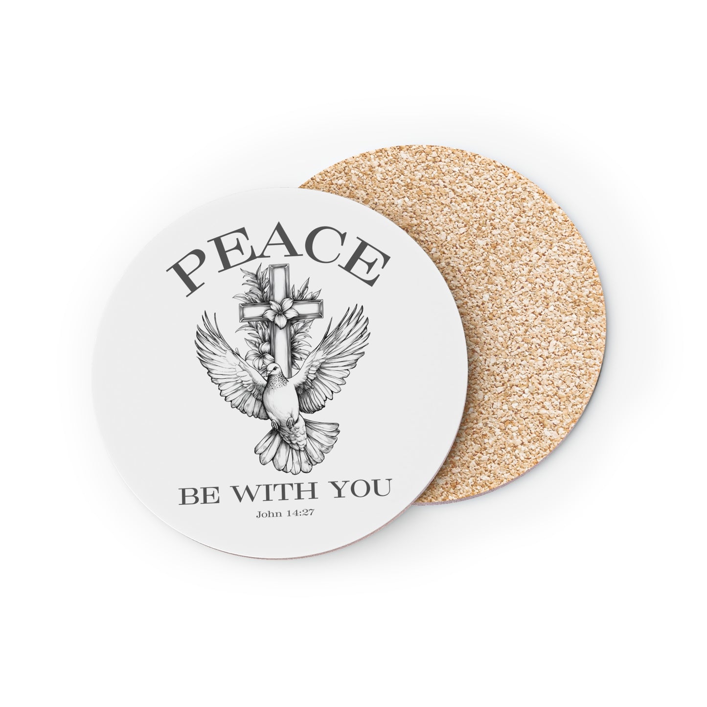 Peace Be With You Coaster