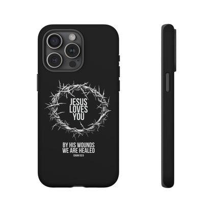 Jesus Loves You (Crown Of Thorns) Phone Case