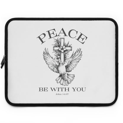 Peace Be With You Laptop Sleeve
