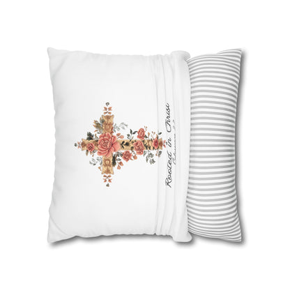Rooted In Christ Square Pillowcase